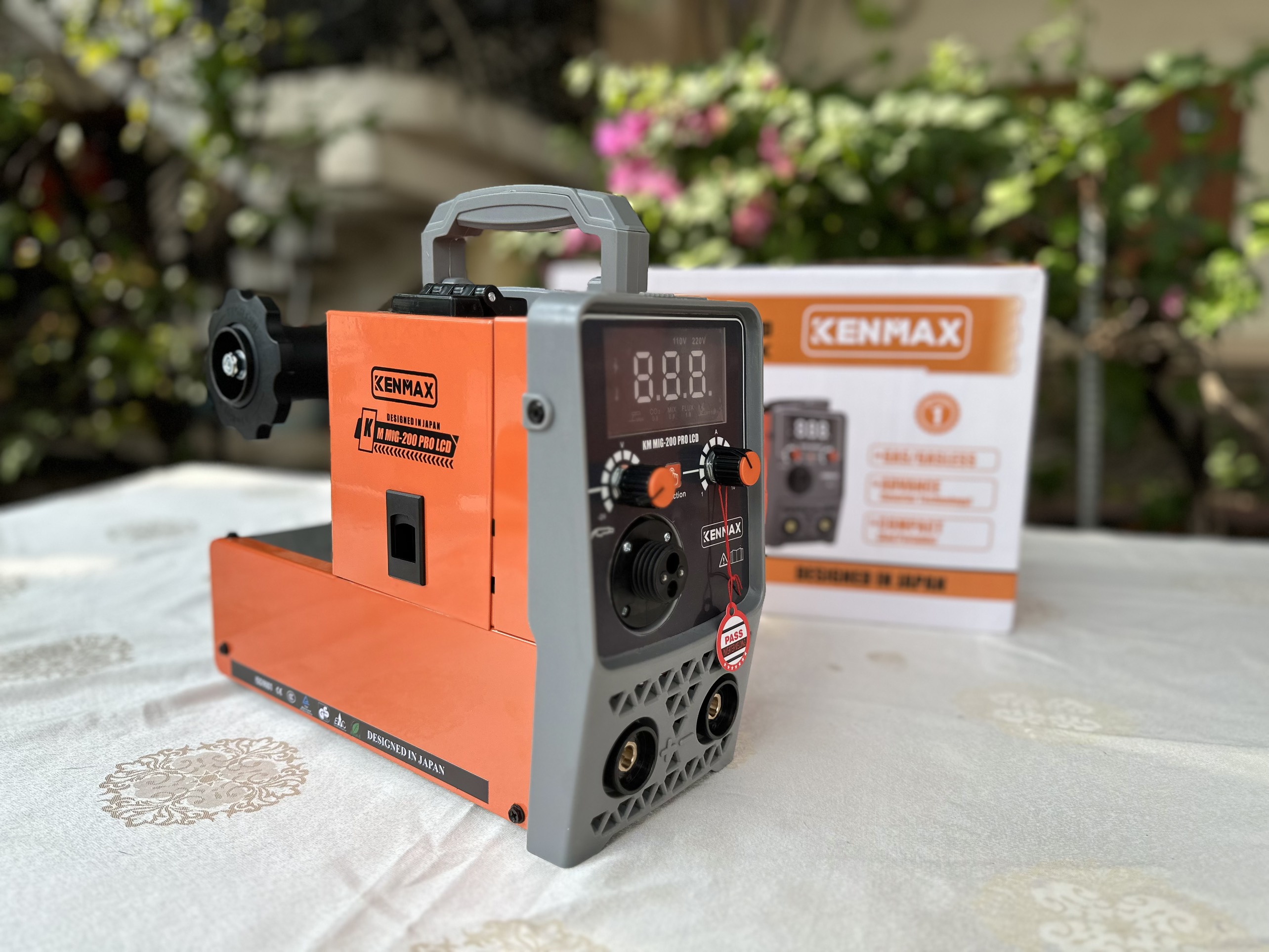 Máy hàn màn hình LED KM MIG-200 PRO LCD