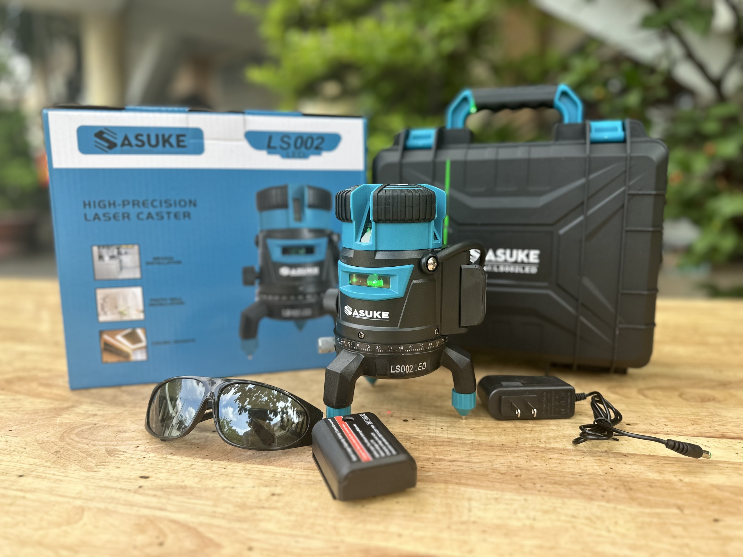 Máy cân mực Laser 5 tia siêu sáng LS002 LED