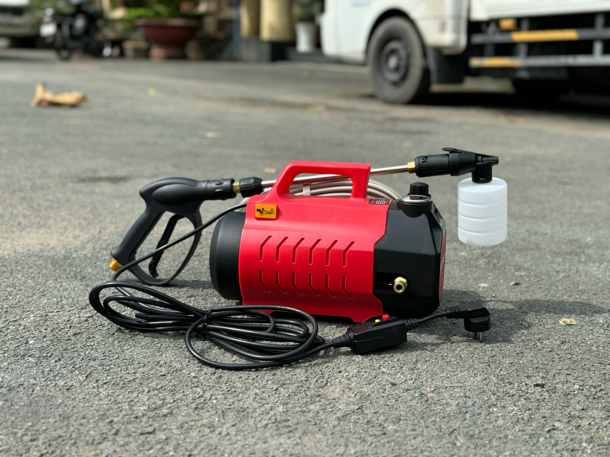 Máy xịt rửa xe bản nâng cấp SSK230 PLUS