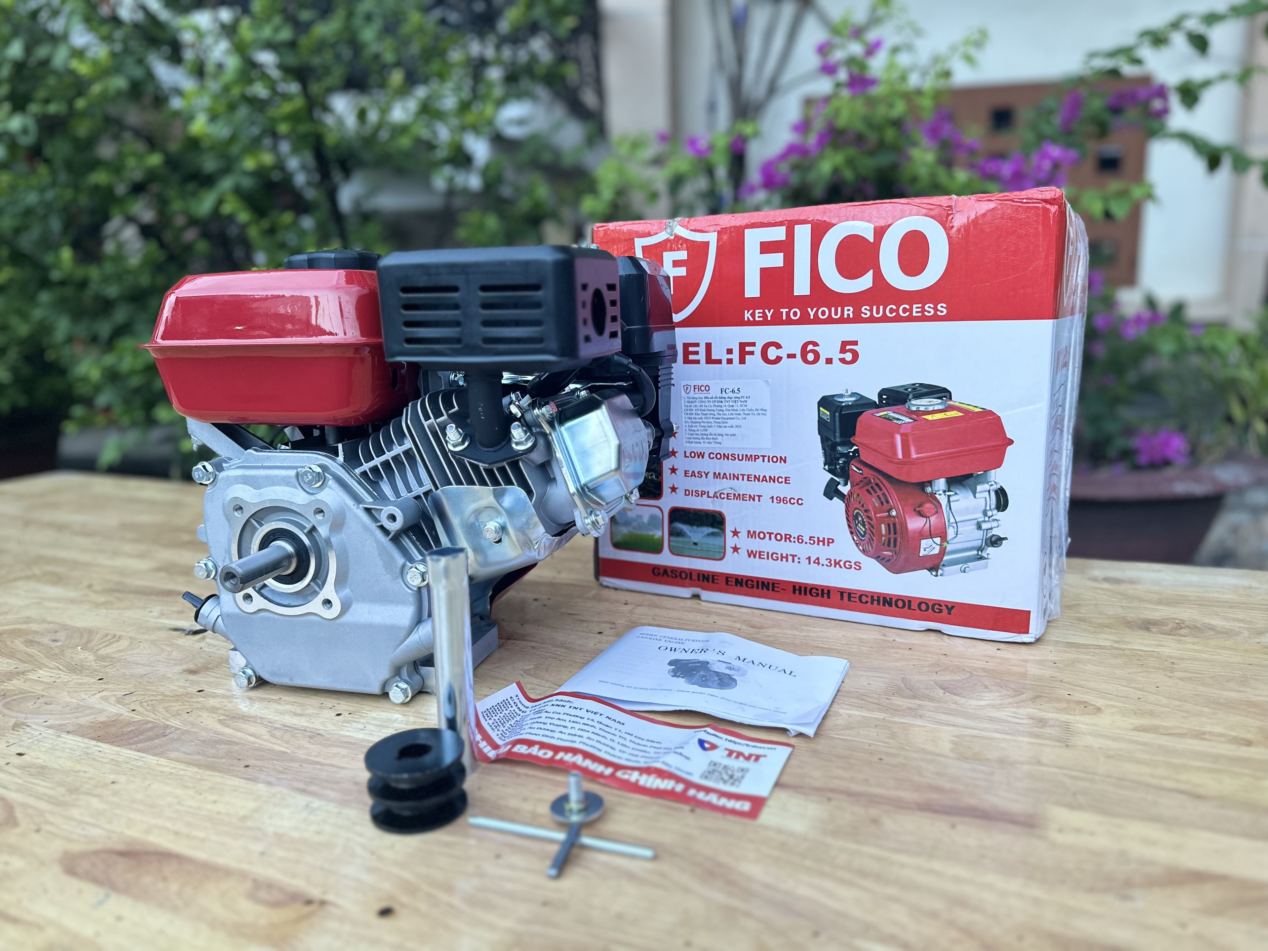 ĐẦU NỔ CỐT THĂNG CHẠY XĂNG FICO FC-6.5