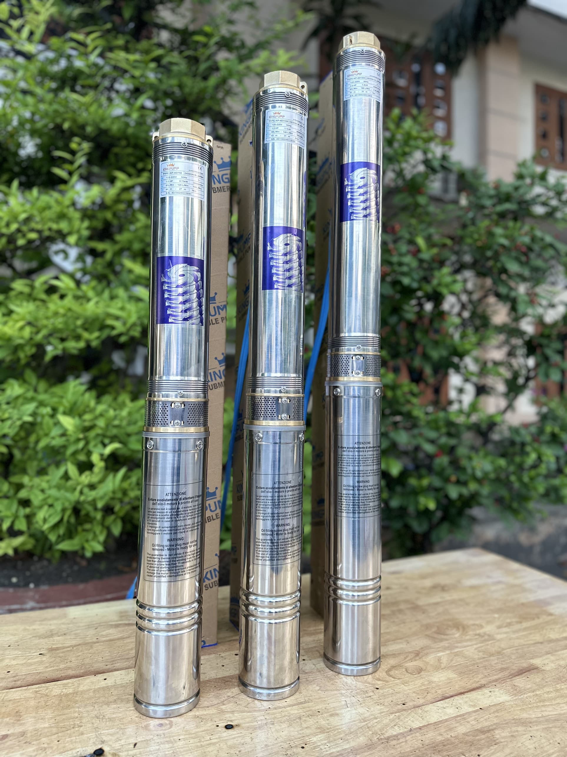 Máy bơm chìm hỏa tiễn KP-4D750