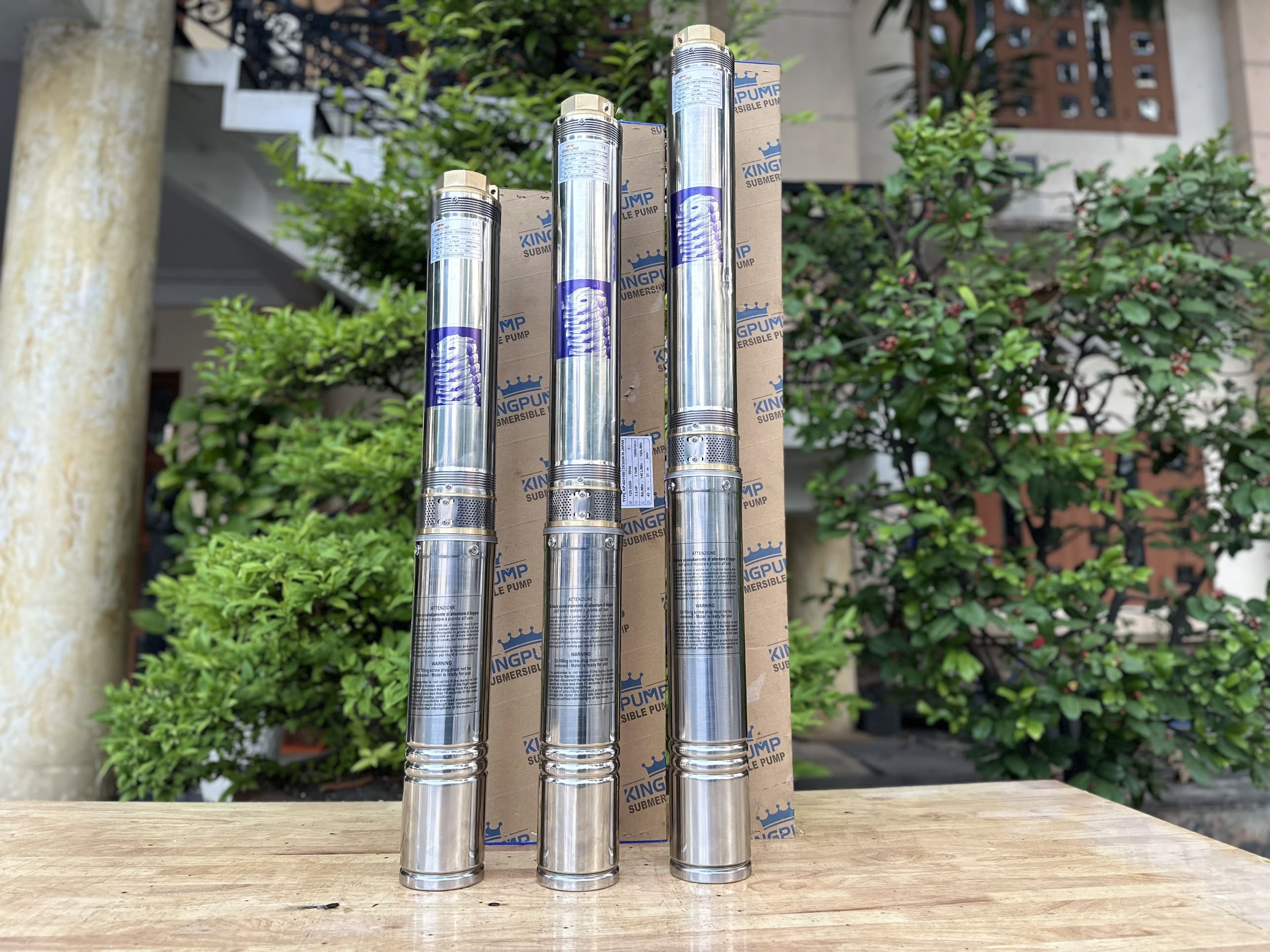 Máy bơm chìm hỏa tiễn KP-4D750