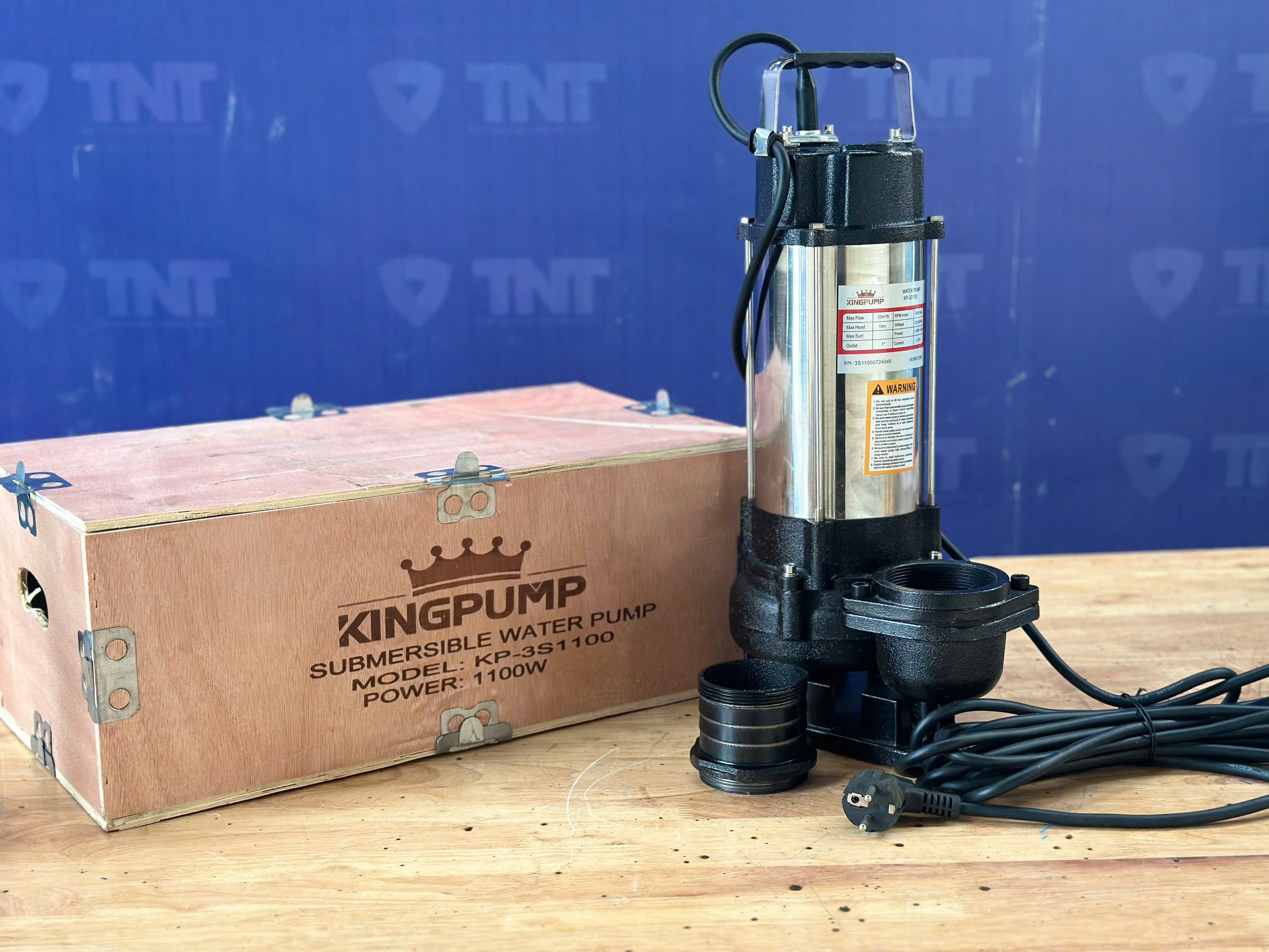 MÁY BƠM CHÌM KP-3S1100 (NƯỚC THẢI)