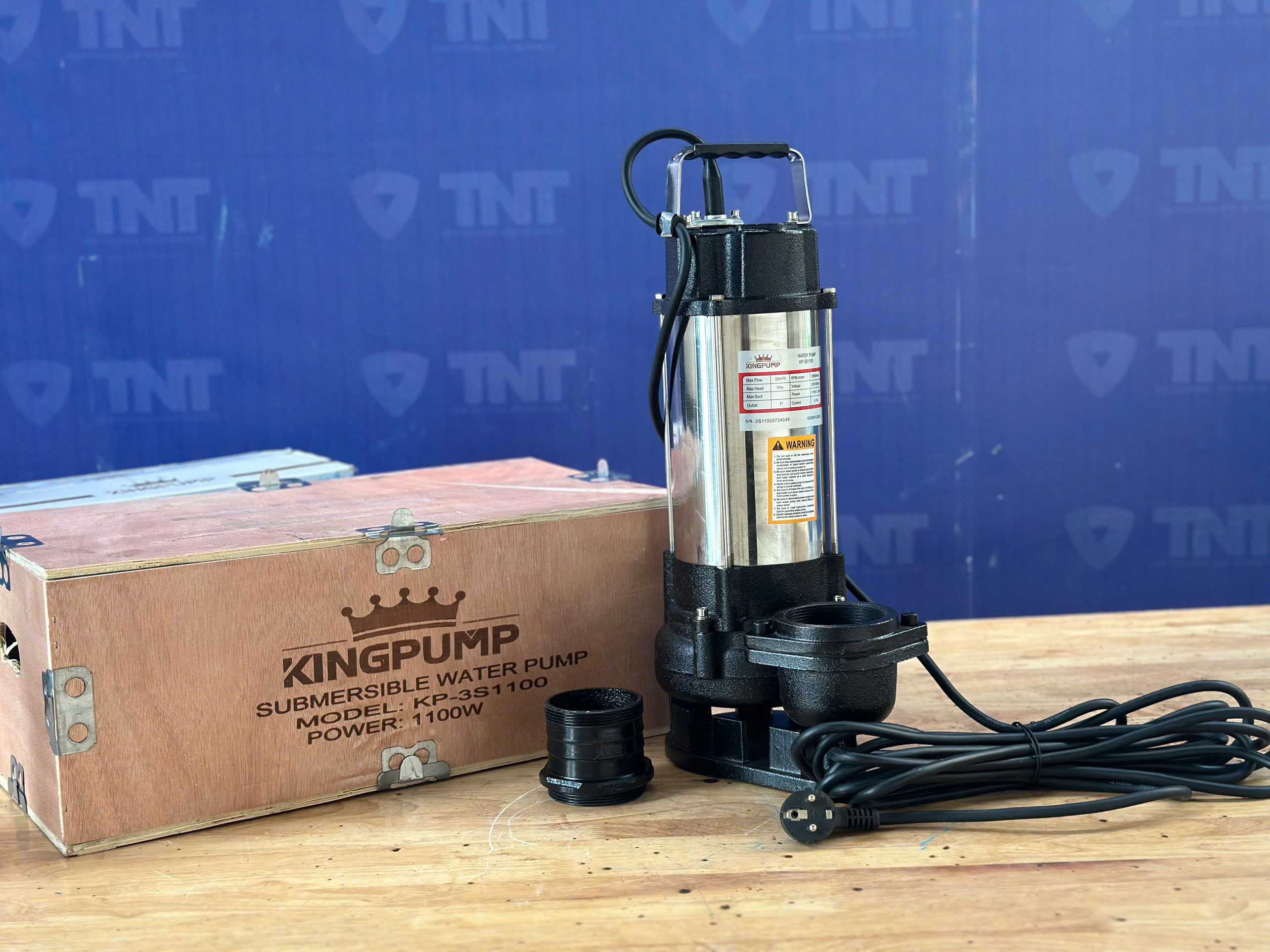 MÁY BƠM CHÌM KP-3S1100 (NƯỚC THẢI)