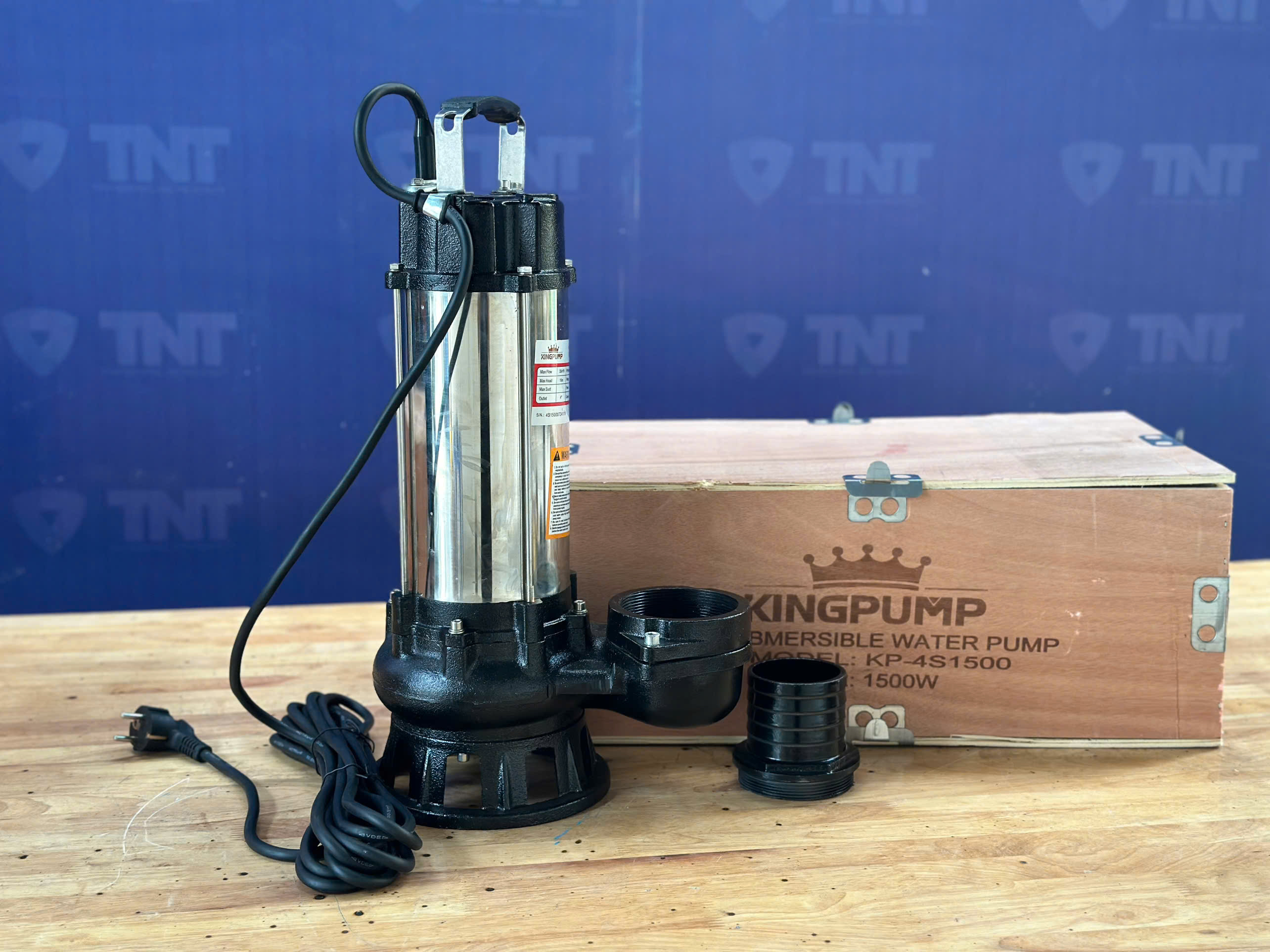 Máy bơm chìm nước thải lưu lượng 4inch KP-4S1500