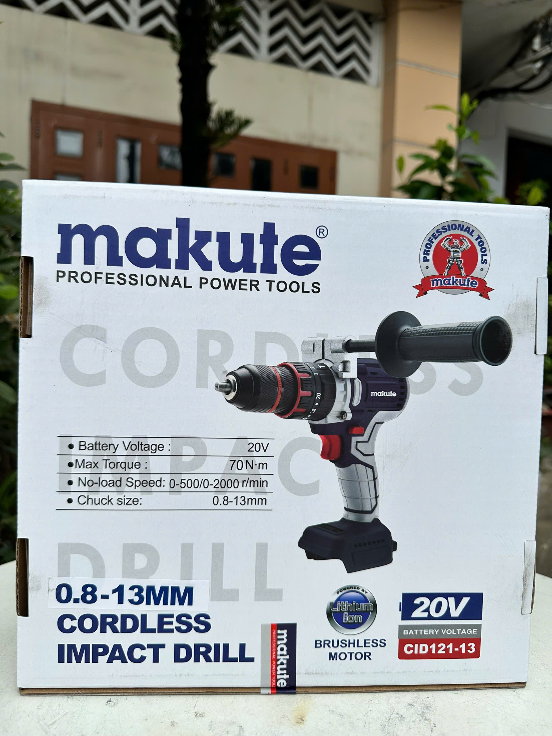 Máy khoan pin động lực brushless 20V chất lượng cao CID121-13