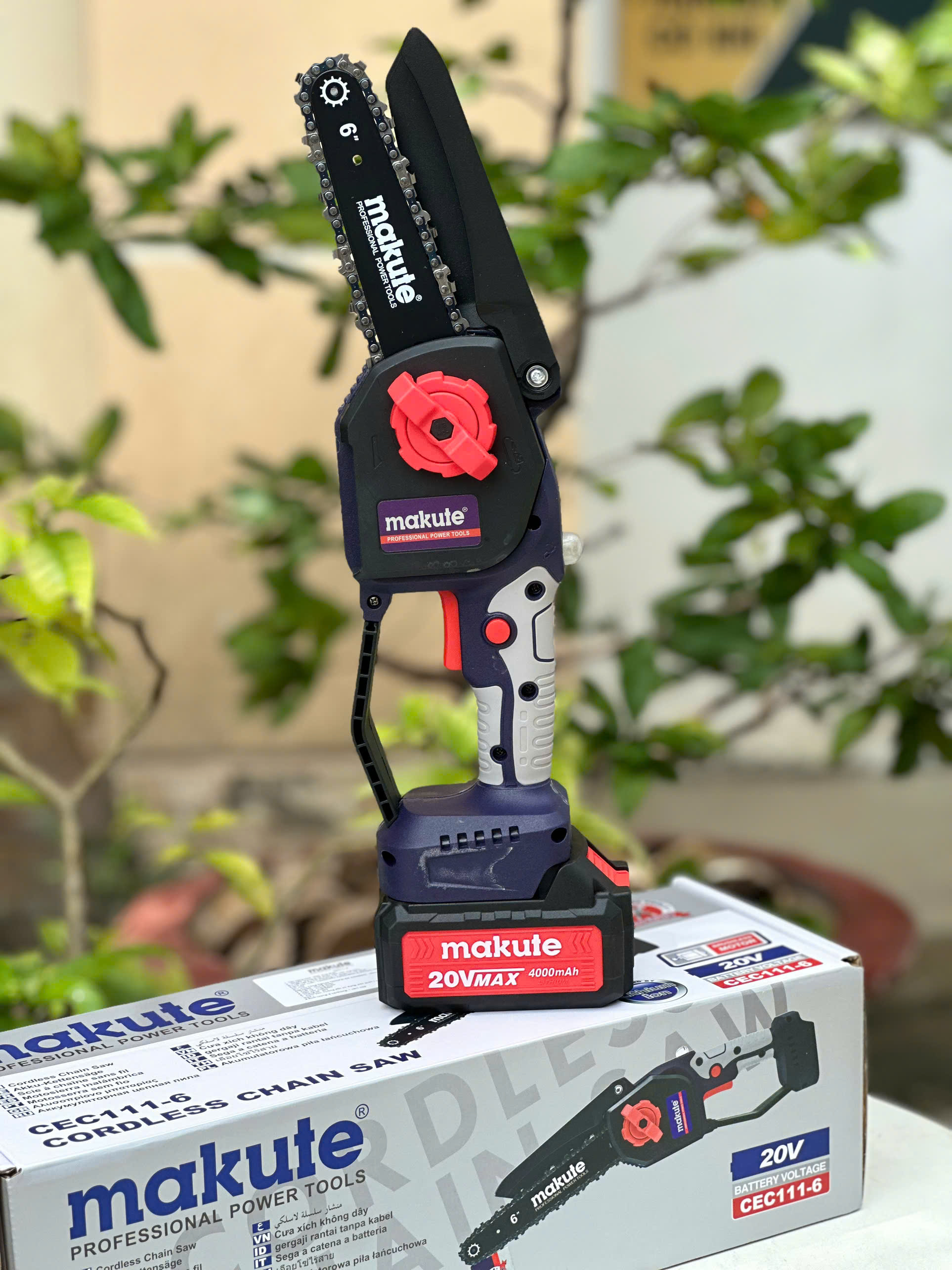 Máy cưa xích mini brushless 20V. CEC111-6