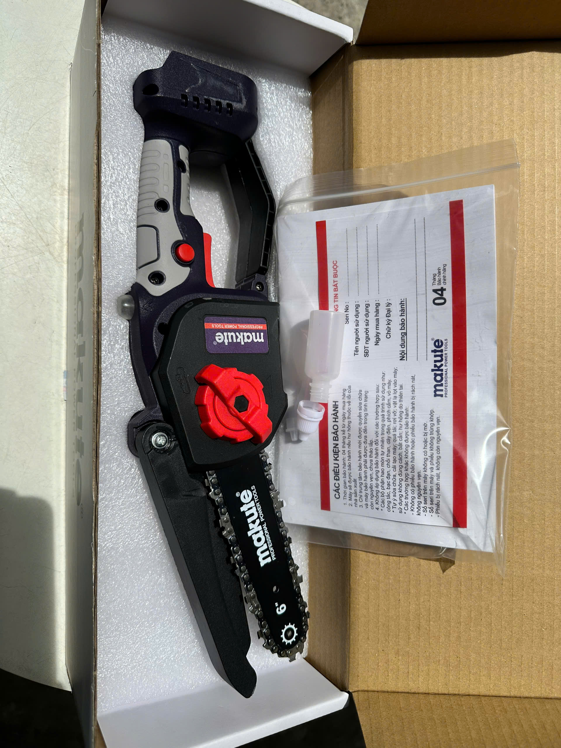 Máy cưa xích mini brushless 20V. CEC111-6