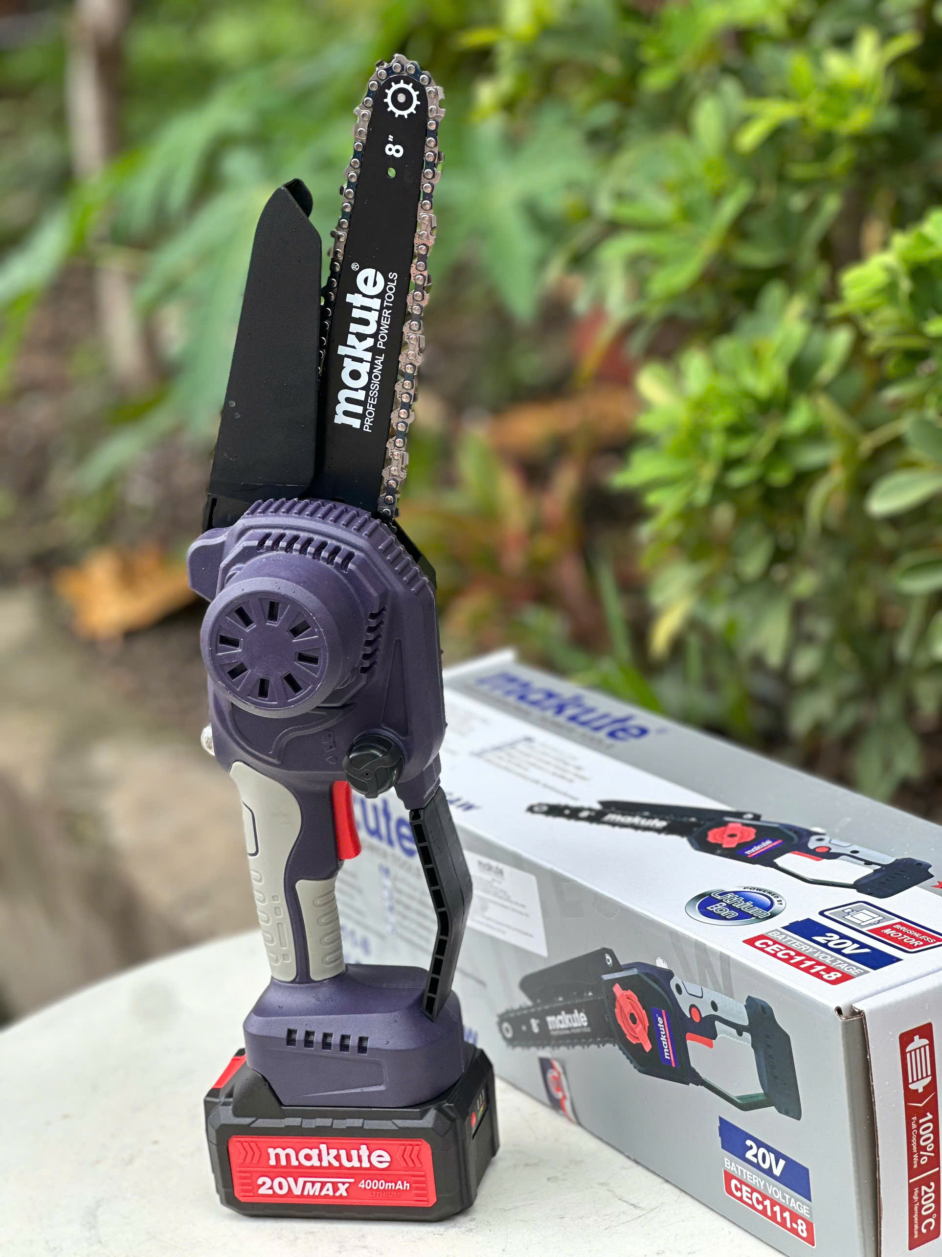 Máy cưa xích mini brushless 20V CEC111-8