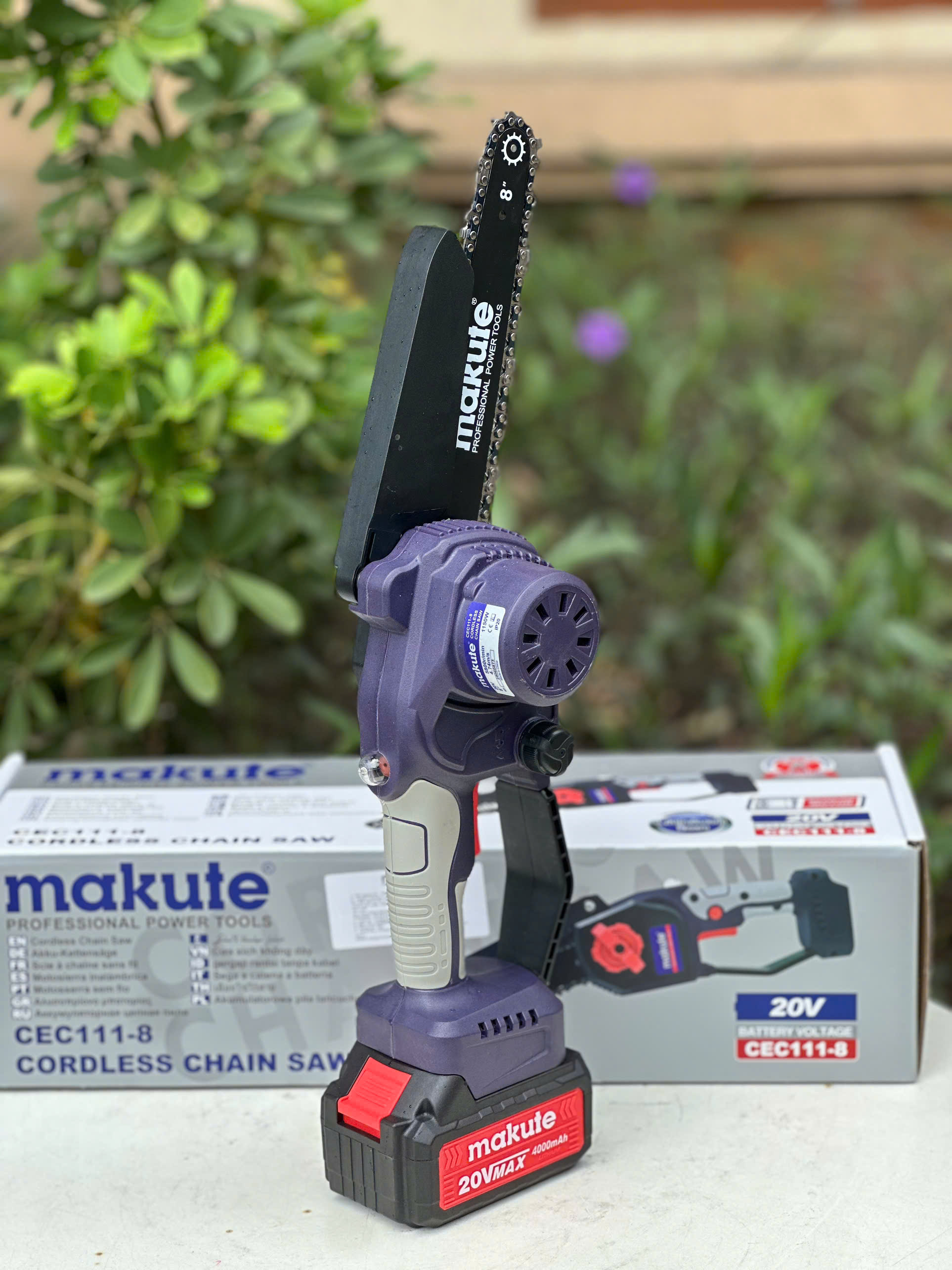 Máy cưa xích mini brushless 20V CEC111-8