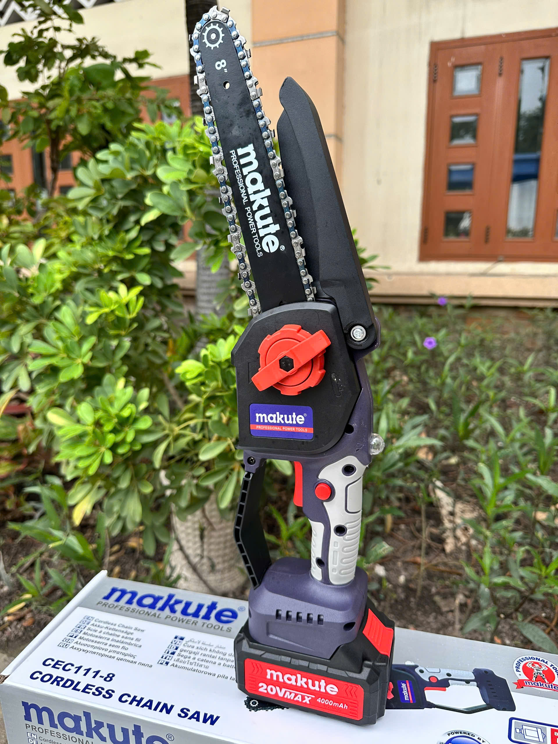 Máy cưa xích mini brushless 20V CEC111-8