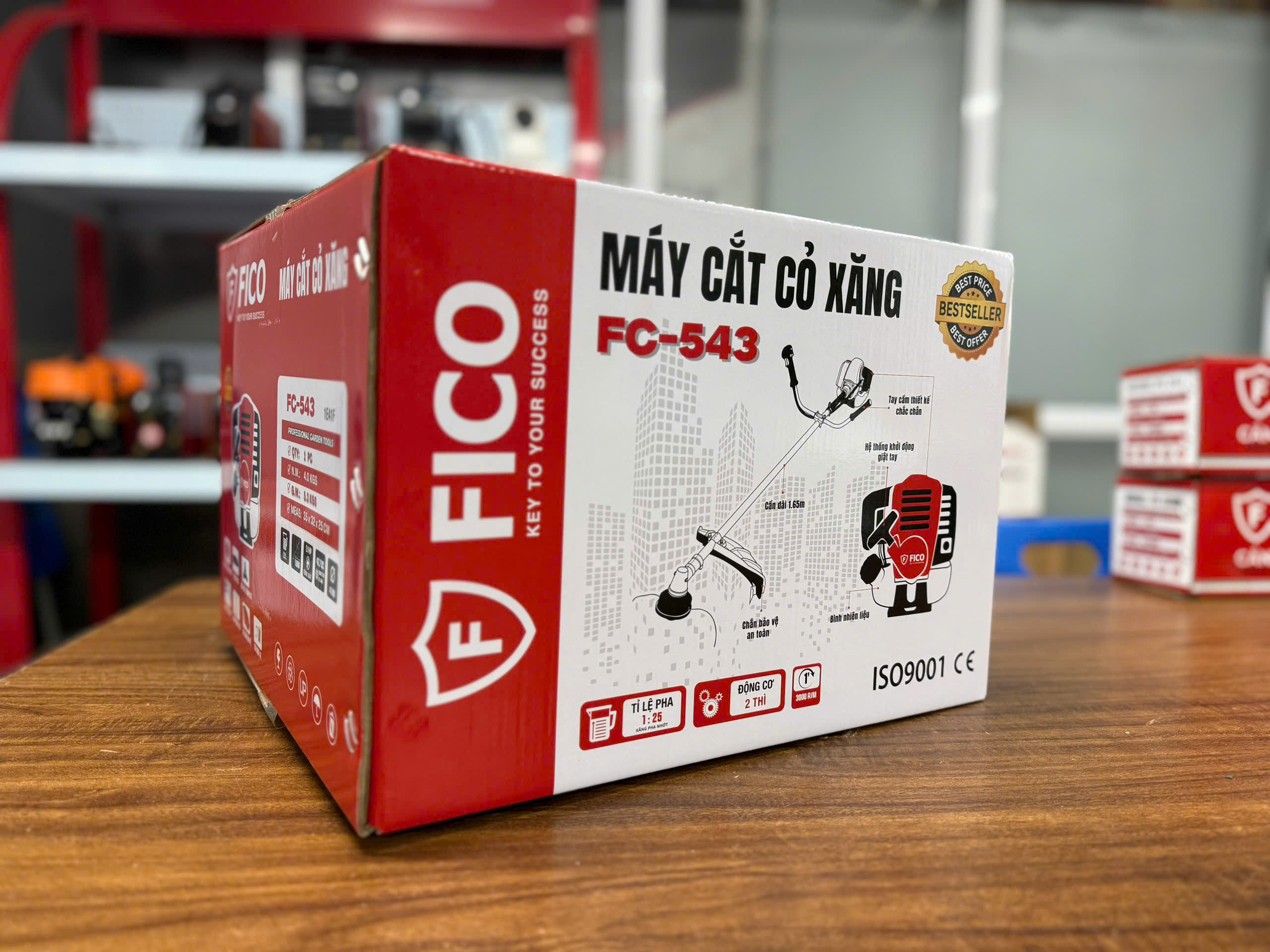 MÁY CẮT CỎ XĂNG FICO FC-543