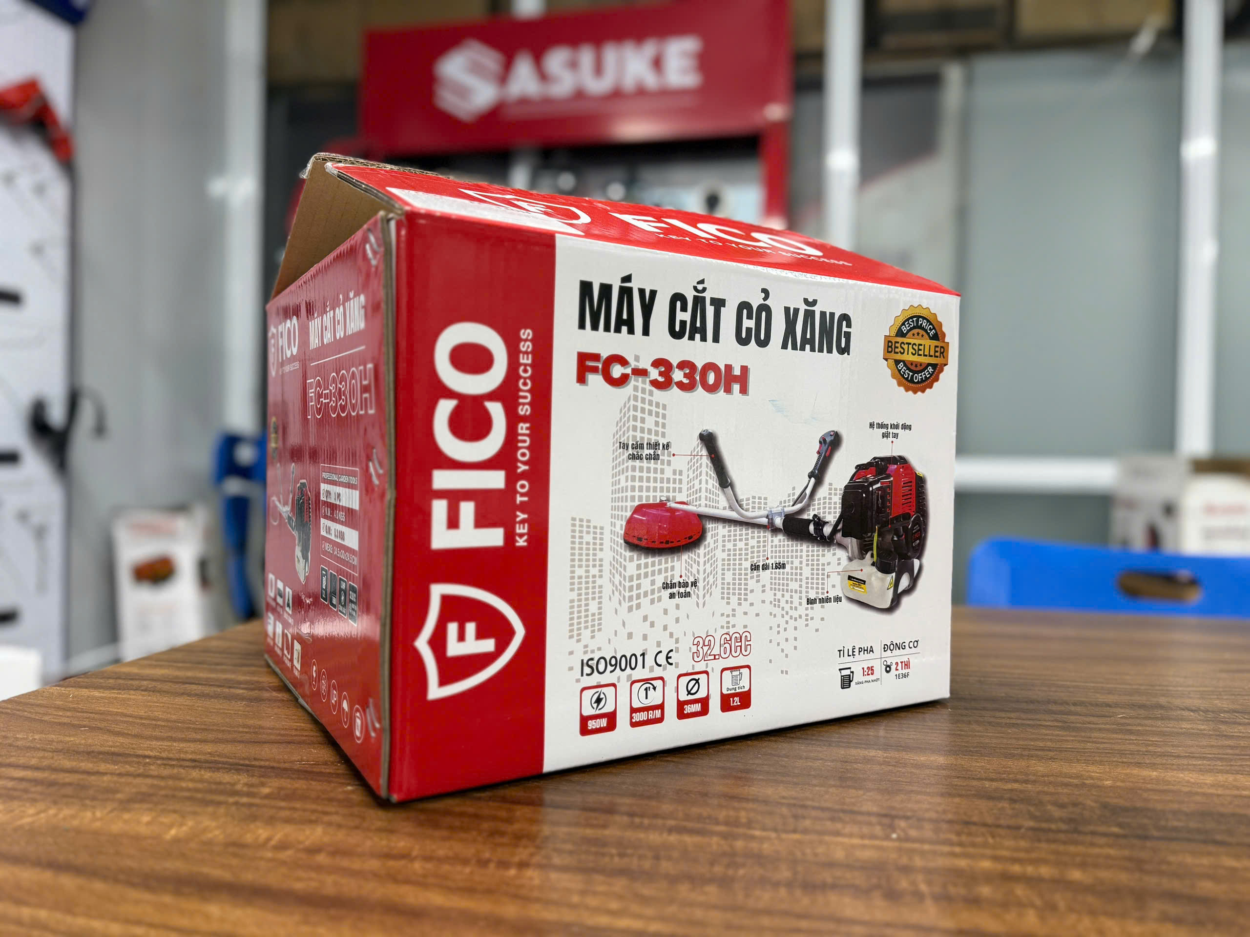 MÁY CẮT CỎ XĂNG FICO FC-330H