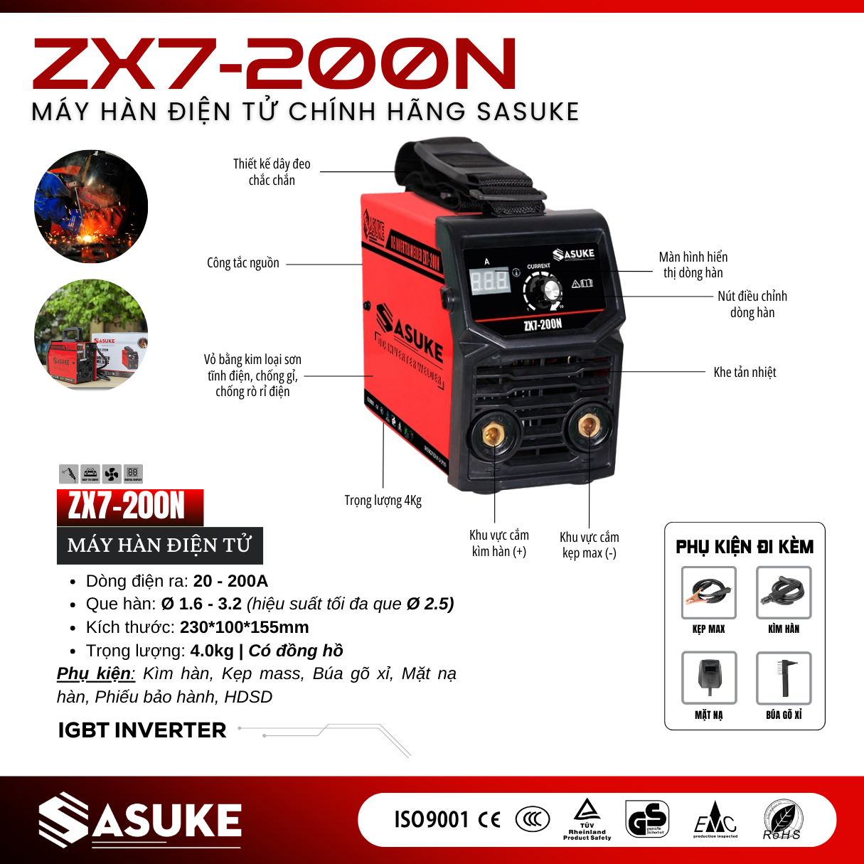 Máy hàn điện tử ZX7-200N