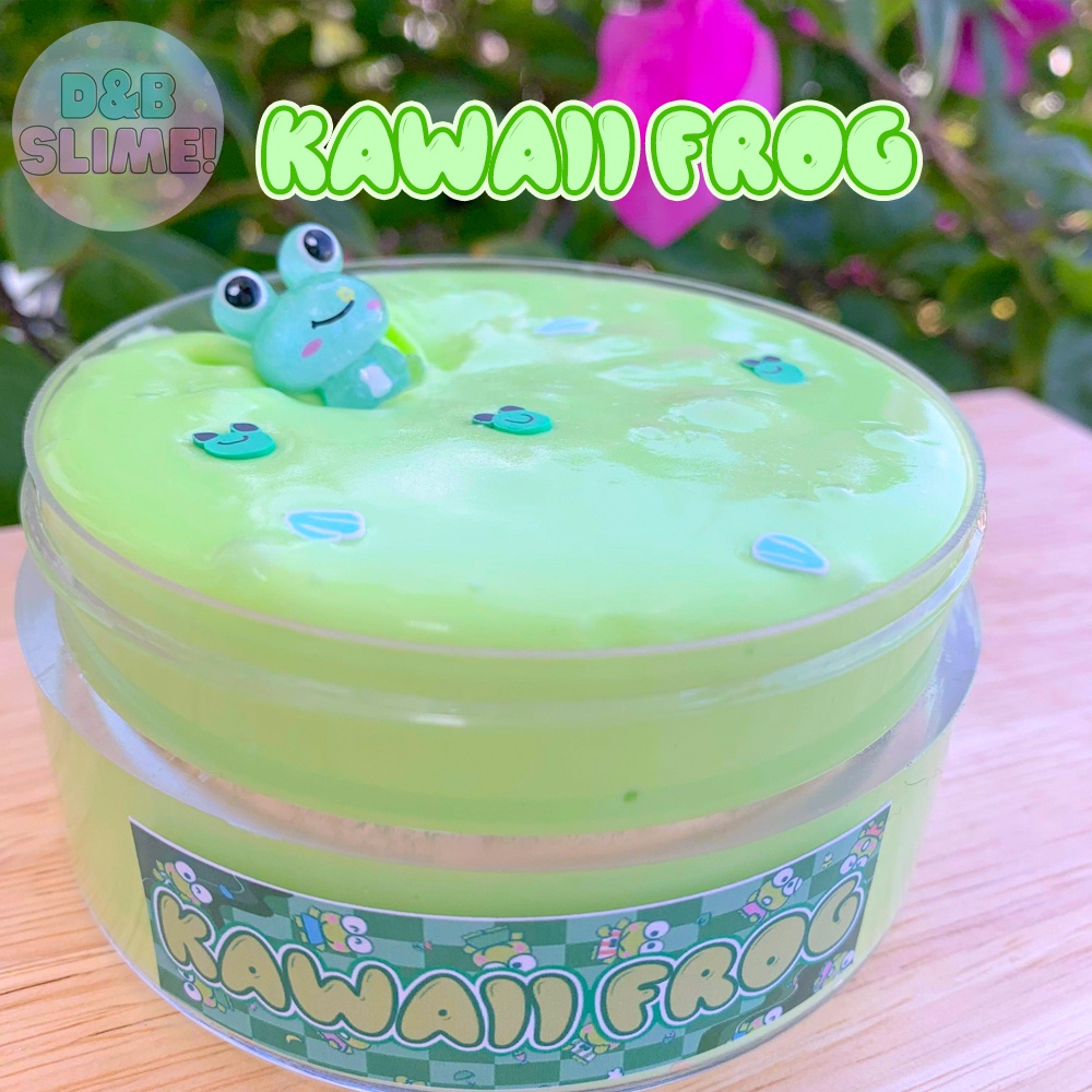 Kawaii Frog DIY Butter Slime 200ml - Đồ Chơi Chất Nhờn Ma Quái Có Charm Và Mùi Thơm