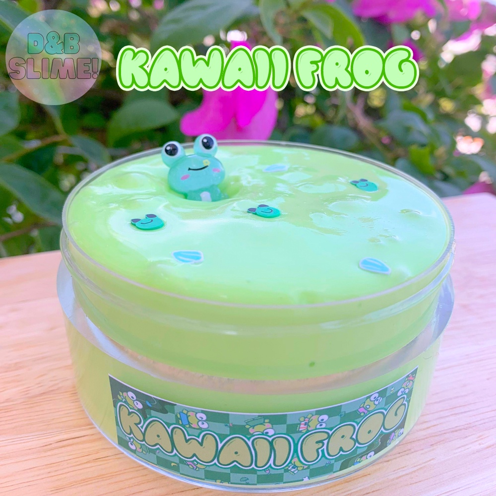 Kawaii Frog DIY Butter Slime 200ml - Đồ Chơi Chất Nhờn Ma Quái Có Charm Và Mùi Thơm