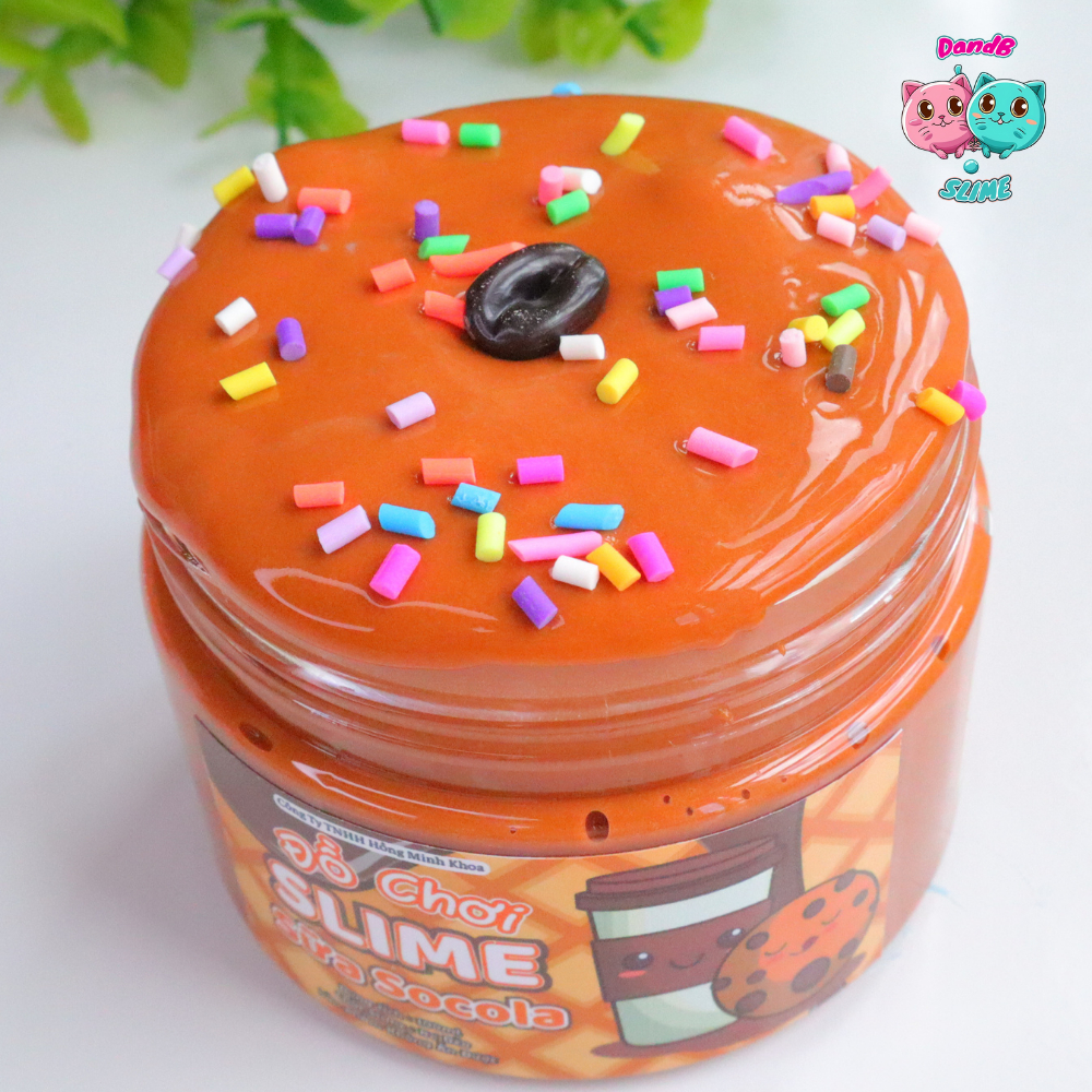 Đồ Chơi Slime Sữa Socola - Đồ Chơi Slime Bơ Chất Nhờn Ma Qúai 100ml