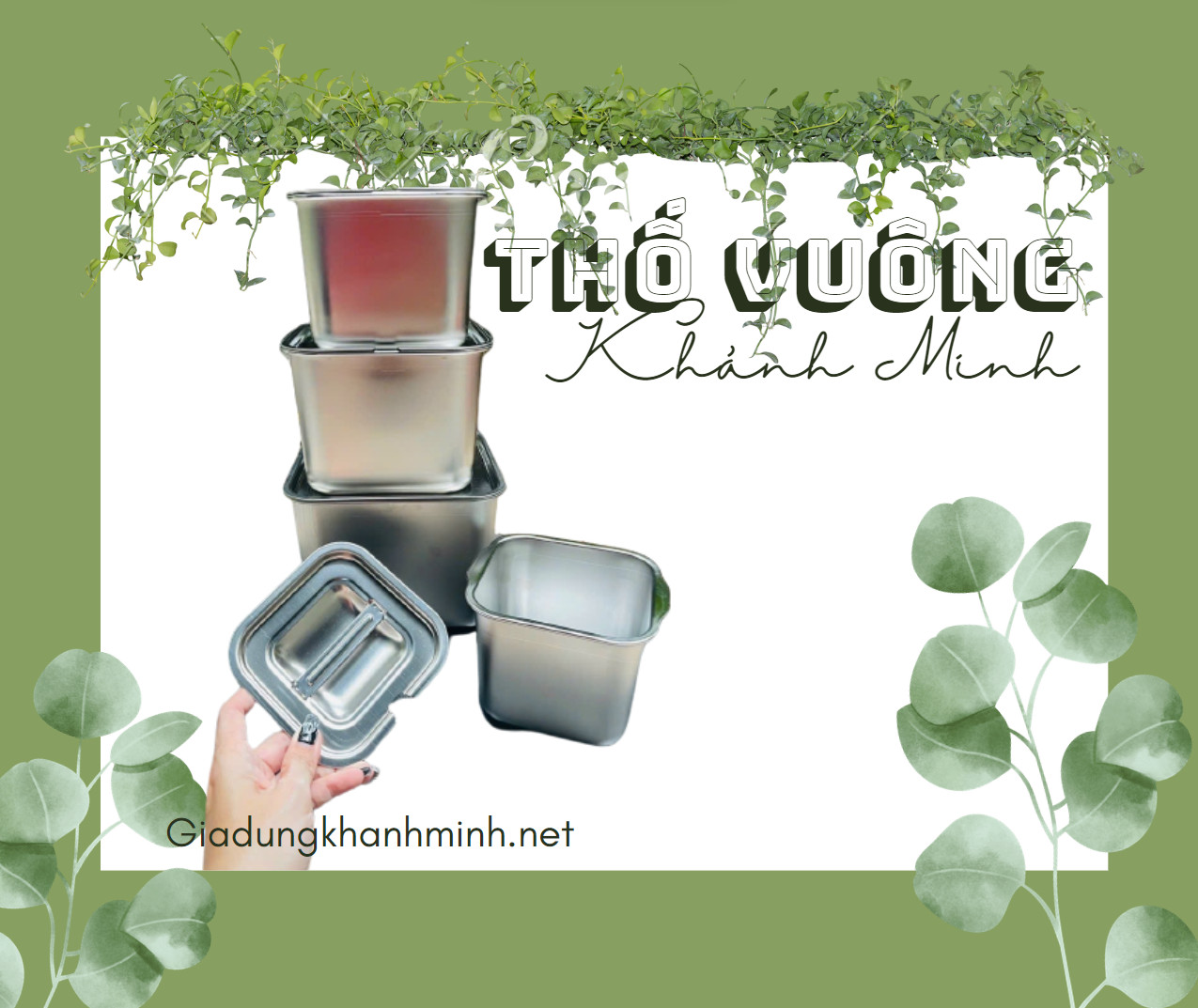 Thố Vuông Inox - Giải Pháp Hoàn Hảo Cho Bảo Quản Thực Phẩm An Toàn và Sạch Sẽ