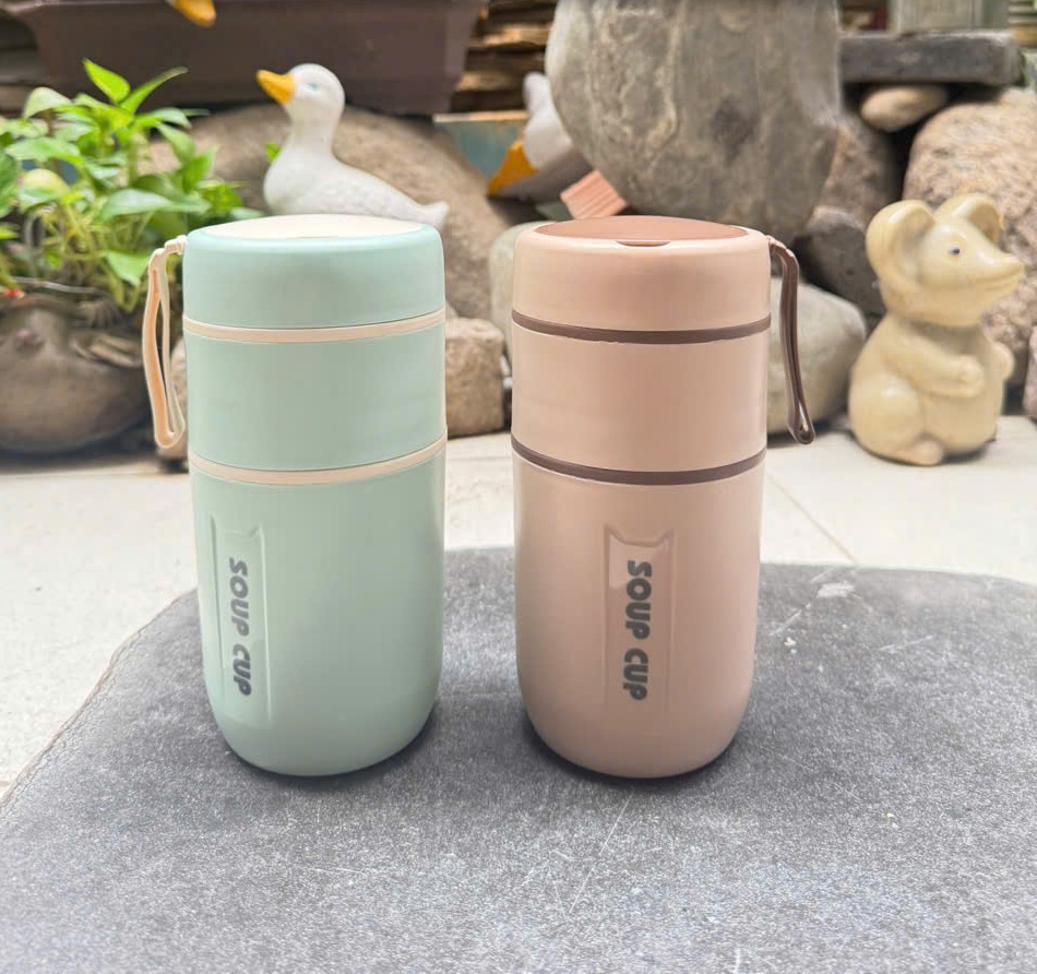 Ủ Cháo 2 Ngăn 800ml – Giải Pháp Giữ Nhiệt Đa Năng Cho Bé Và Gia Đình