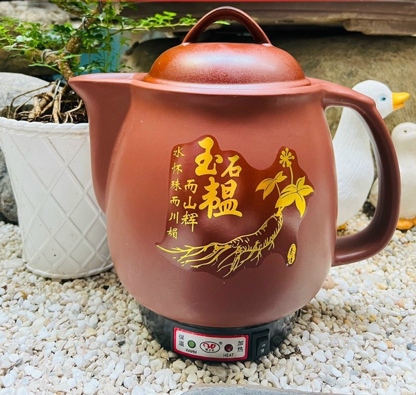 Khám phá Siêu Sắc Thuốc Điện bằng Đất Nung Họa Tiết Trung Hoa: Sự Kết Hợp Hoàn Hảo của Truyền Thống và Công Nghệ Hiện Đại