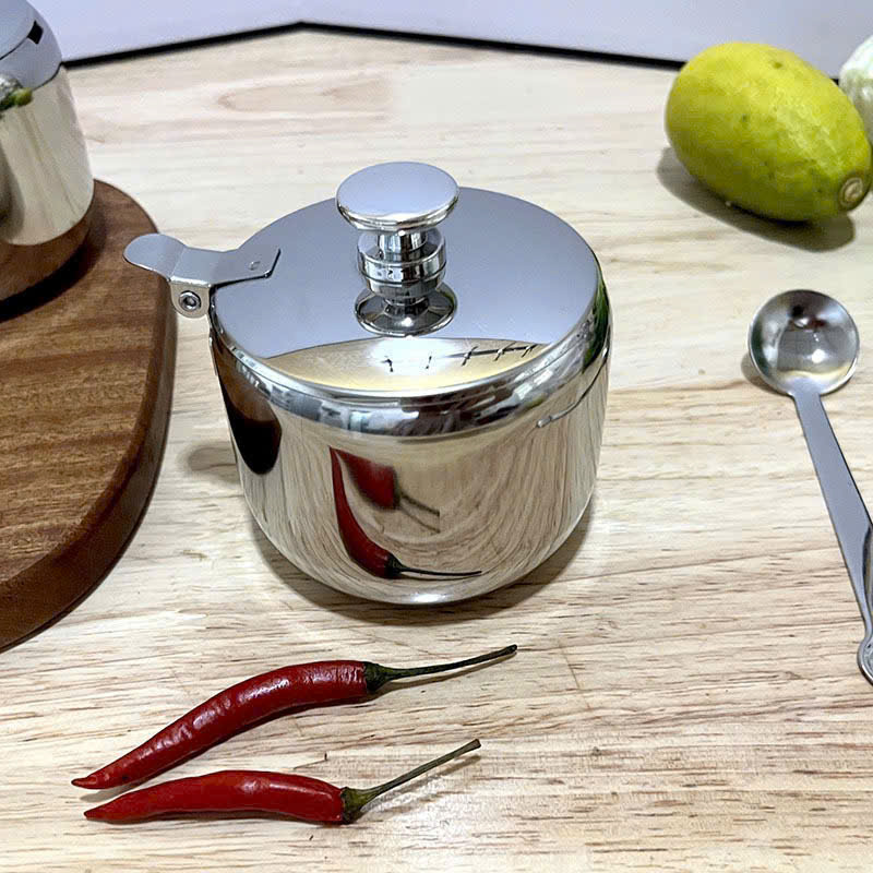Hũ Đựng Gia Vị Inox Nắp Gài – Giải Pháp Bảo Quản Gia Vị Sang Trọng, Tiện Lợi Cho Mọi Nhà