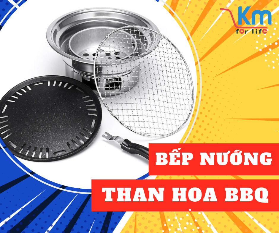 Bếp nướng BBQ than hoa âm bàn sự lựa chọn tuyệt vời