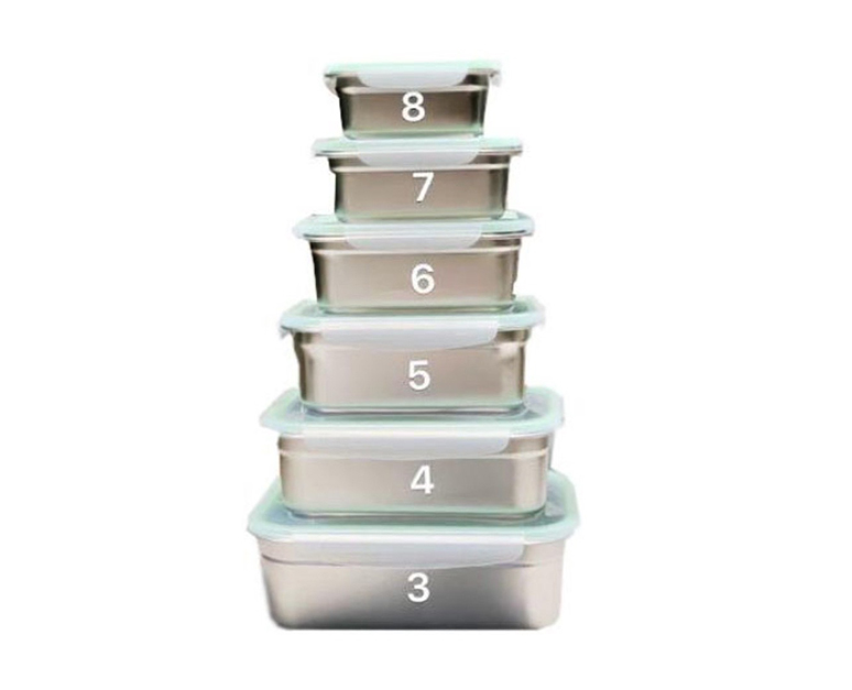 Bảo Quản Thực Phẩm An Toàn Với Khay Lạnh Inox và Nắp Nhựa: Sự Đa Dạng, Tiện Lợi và Hiệu Quả