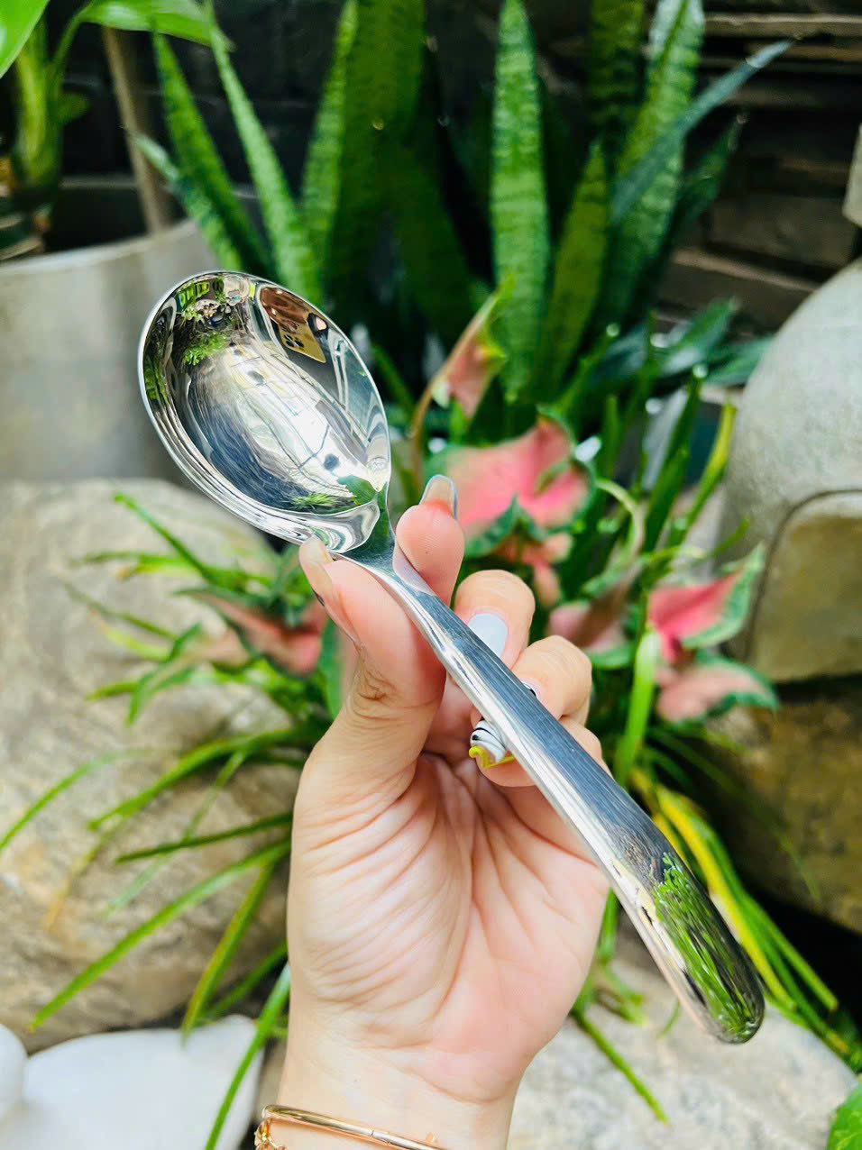 MUỖNG MÚC CANH ĂN CƠM INOX 304