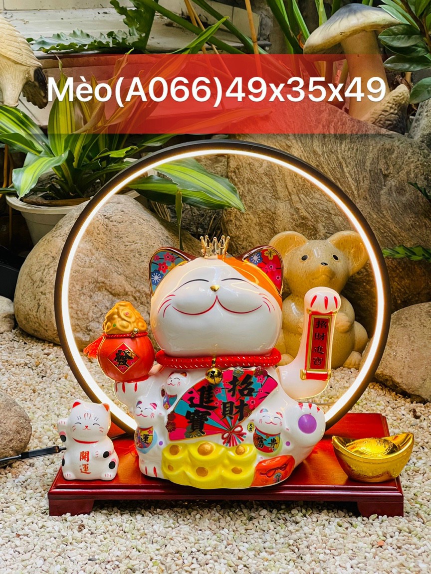 MÈO THẦN TÀI CÓ NHẠC VÀ VÒNG ĐÈN