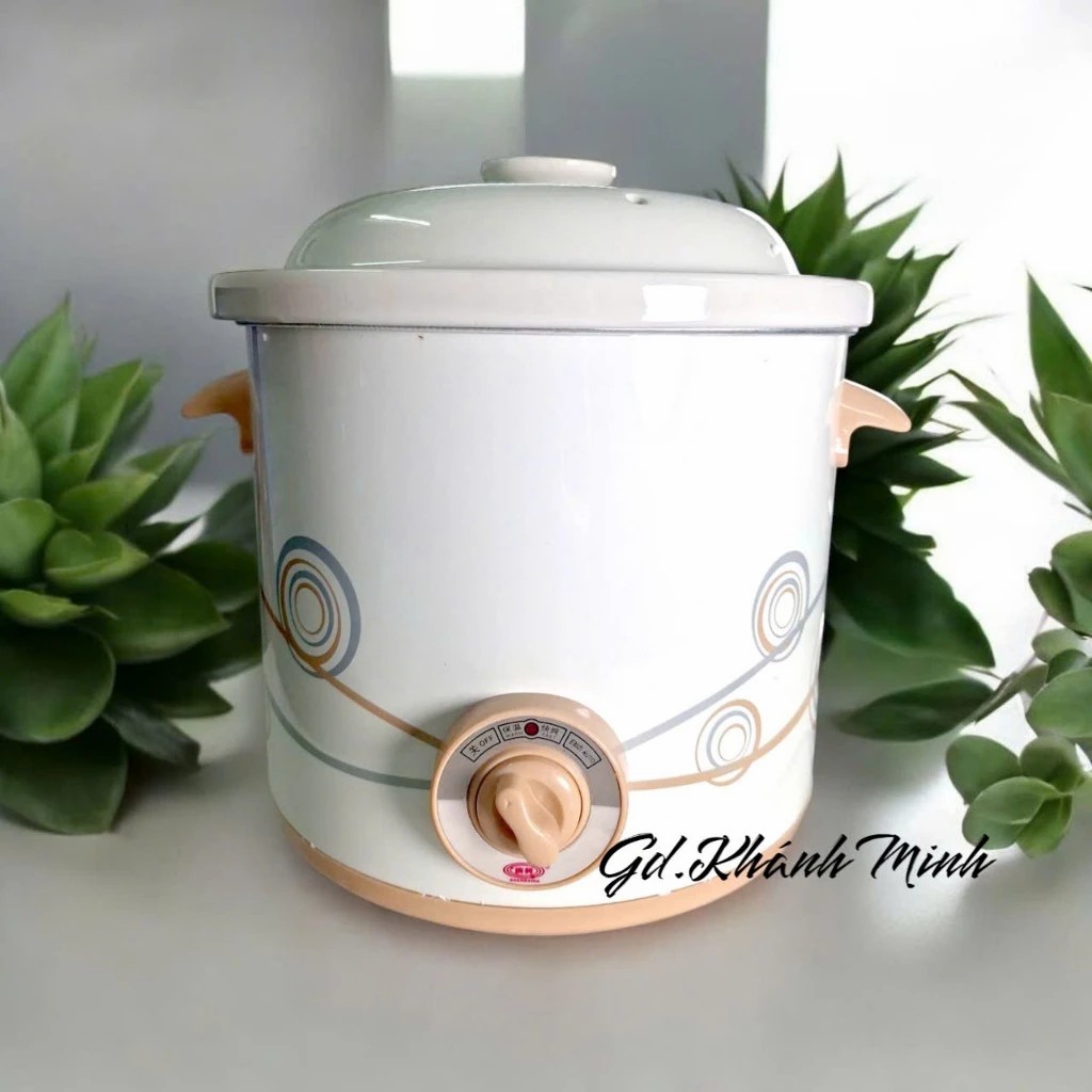 Nồi Tiềm Nấu Chậm Dùng Để Hầm Gà, Chưng Yến, Nấu Cháo Vô Cùng Tiện Lợi Với Nhiều Kích Thước Lớn Nhỏ