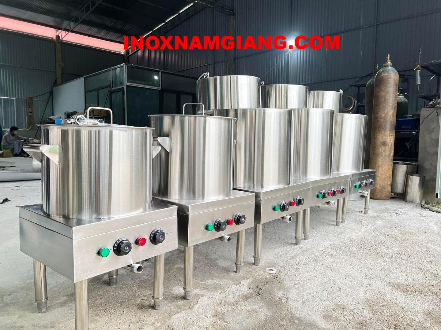 Nồi nấu nước dùng inox
