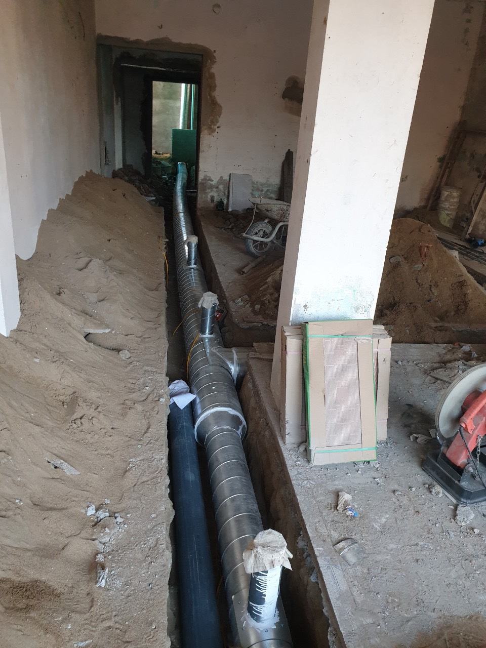 Hệ thống hút khói âm nhà hàng lẩu nướng BBQ