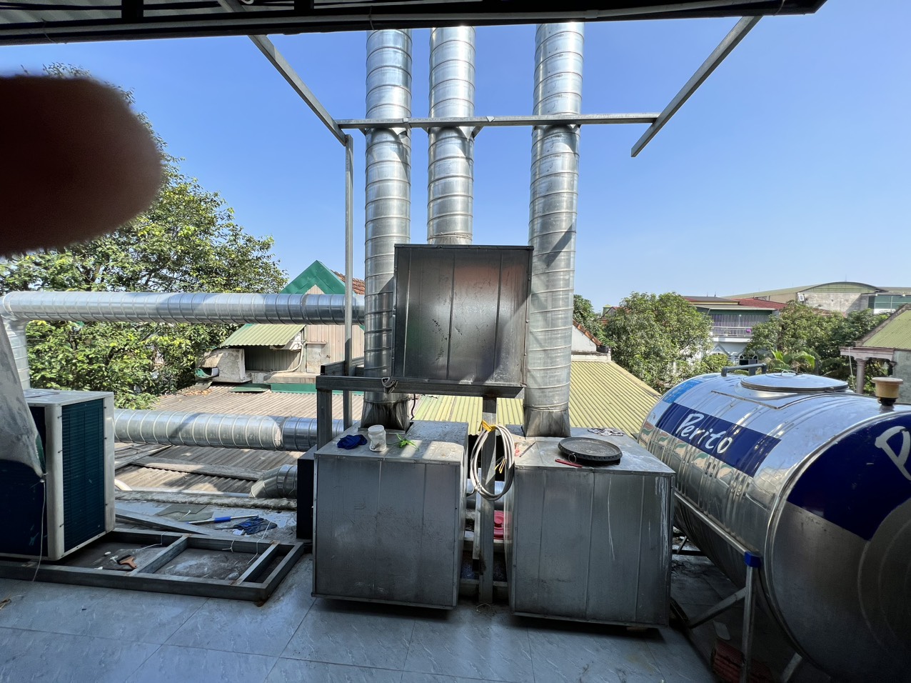 Hệ thống hút khói dương cho nhà hàng lẩu nướng BBQ