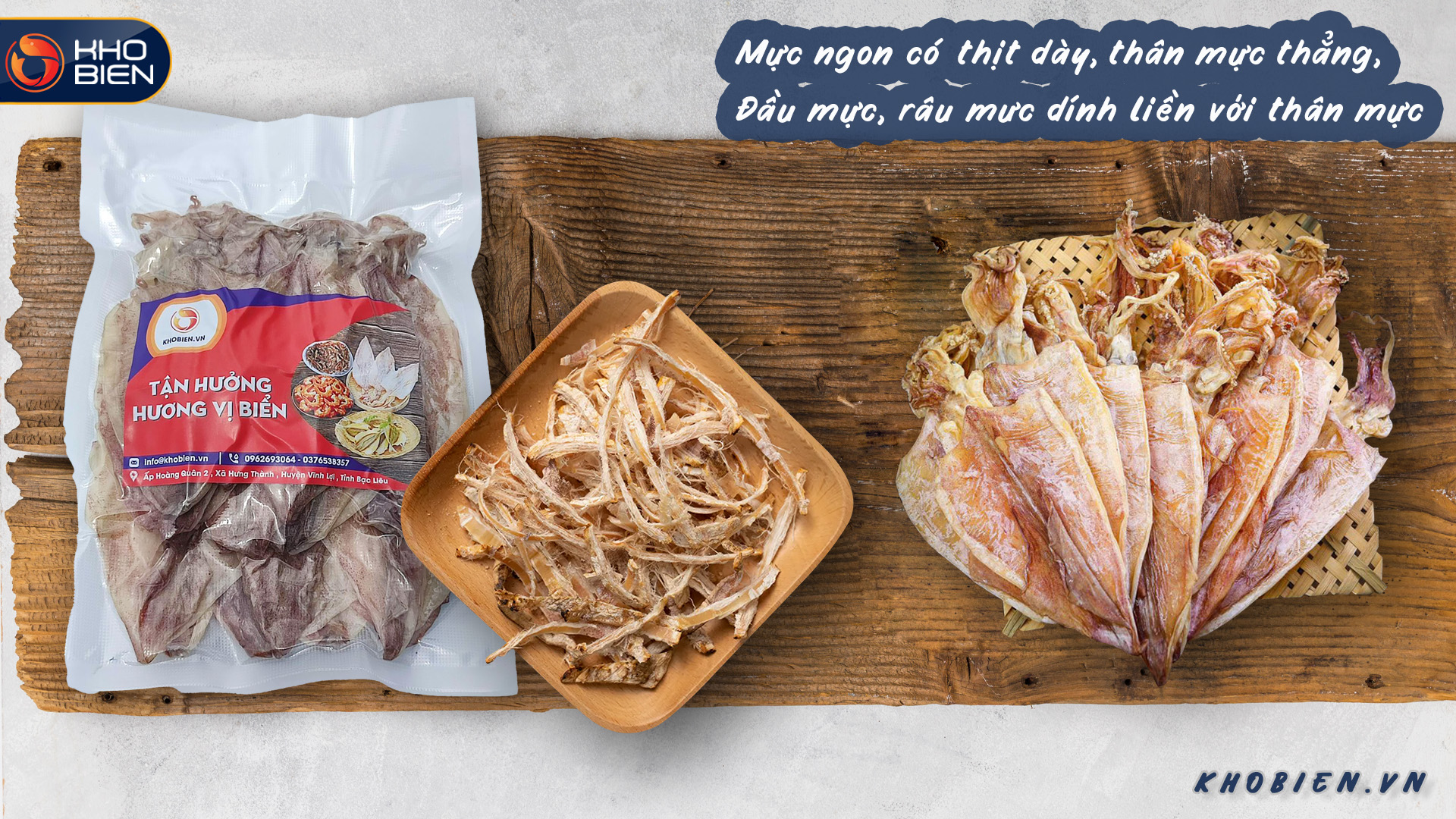 khô mực loại 1 - Khobien Food