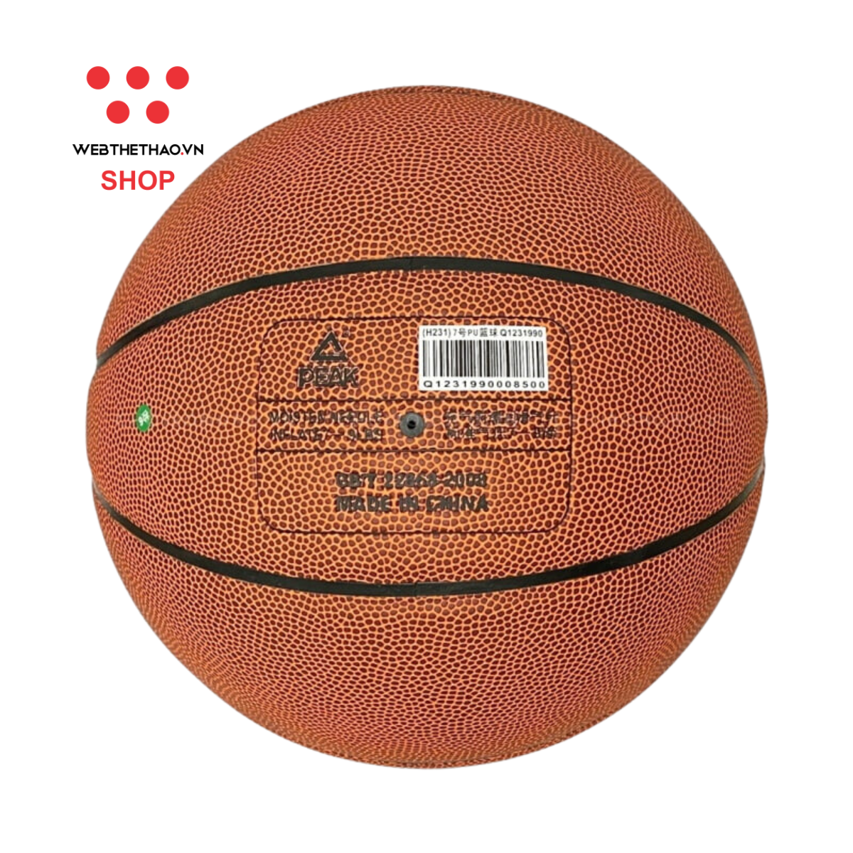 Bóng Rổ PEAK Slam Dunk "Size 7" Q1231990 – Hàng Chính Hãng