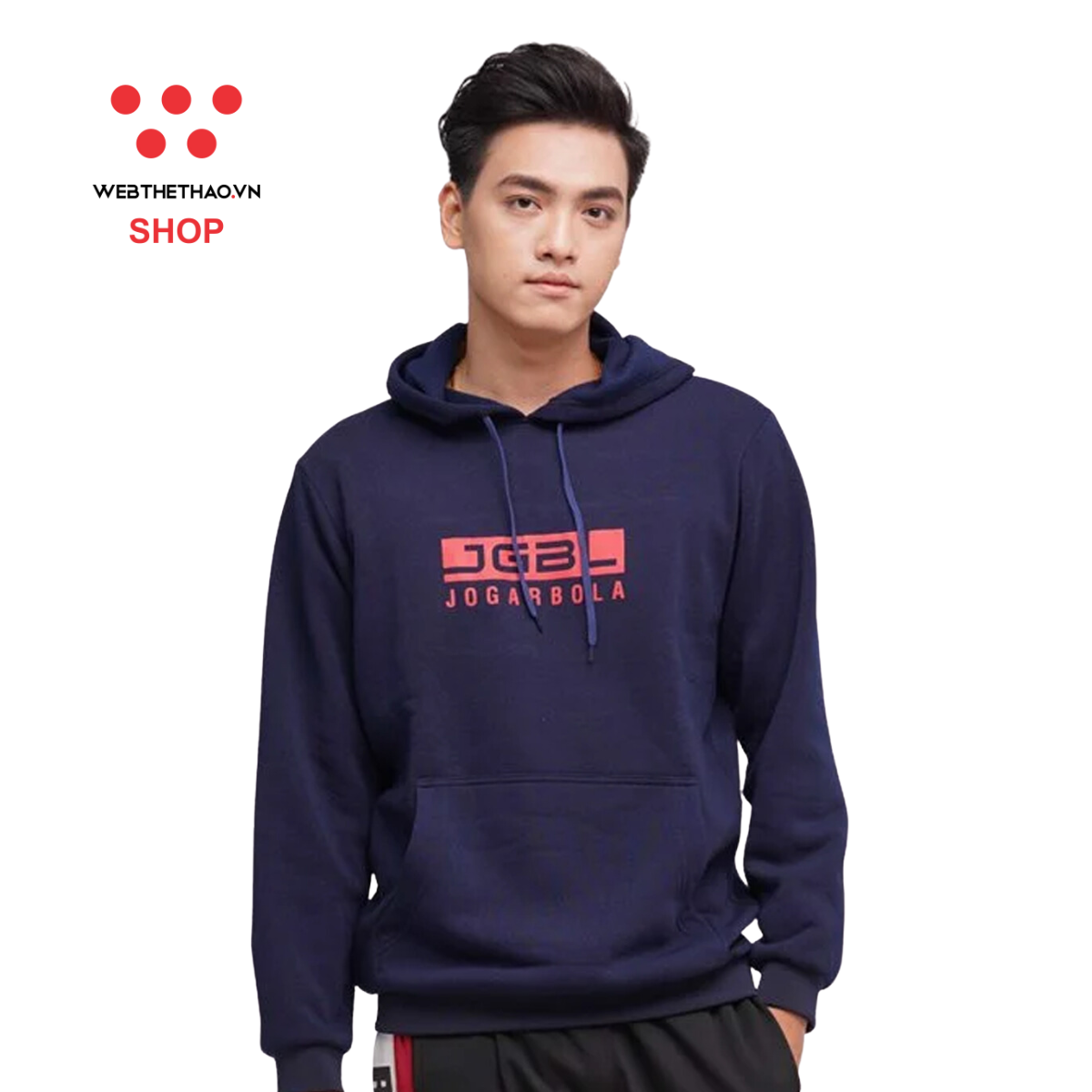 Áo Hoodie Nam Nữ Jogarbola Original JG 347 "Xanh Navy" JG-347X- Hàng Chính Hãng