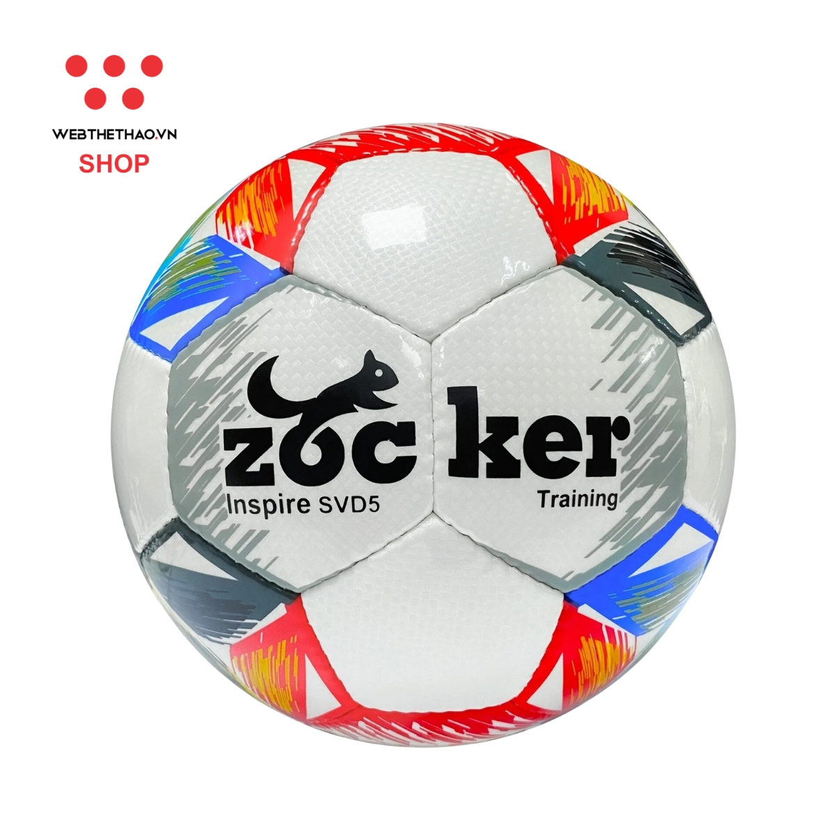 Bóng luyện tập bóng đá size 4 Zocker Inspire size 4 da SVD - Hàng Chính Hãng