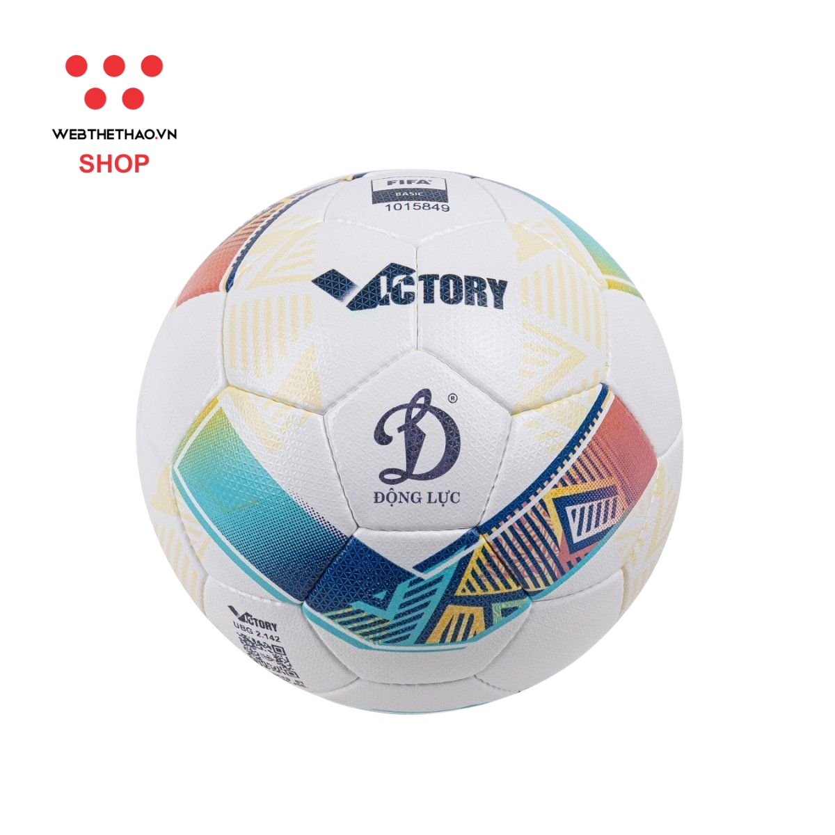 Bóng đá thi đấu FIFA Basic UBG 2.142 Victory size 5 màu "Vàng" DL-UBG-2.142-02 - Hàng Chính Hãng