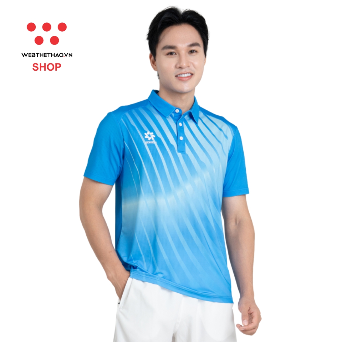 Áo polo thể thao Jogarbola WIFA "Xanh" MJ-A4152-01 - Hàng Chính Hãng