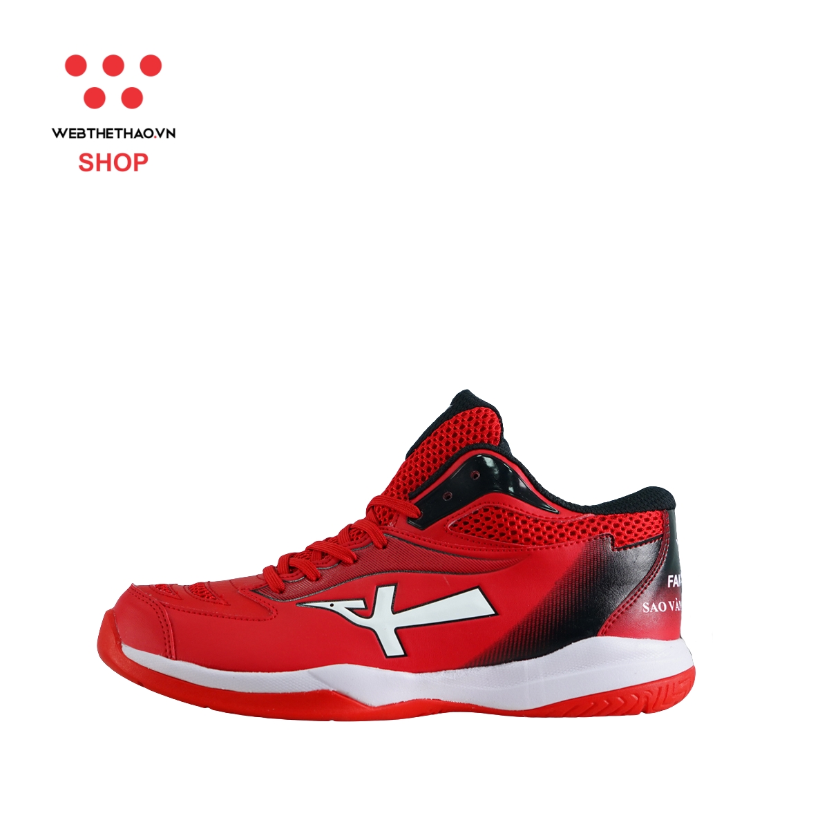 Giày Bóng Chuyền Sao Vàng Fansipan màu "Đỏ" SV-FSP-02 - Hàng Chính Hãng