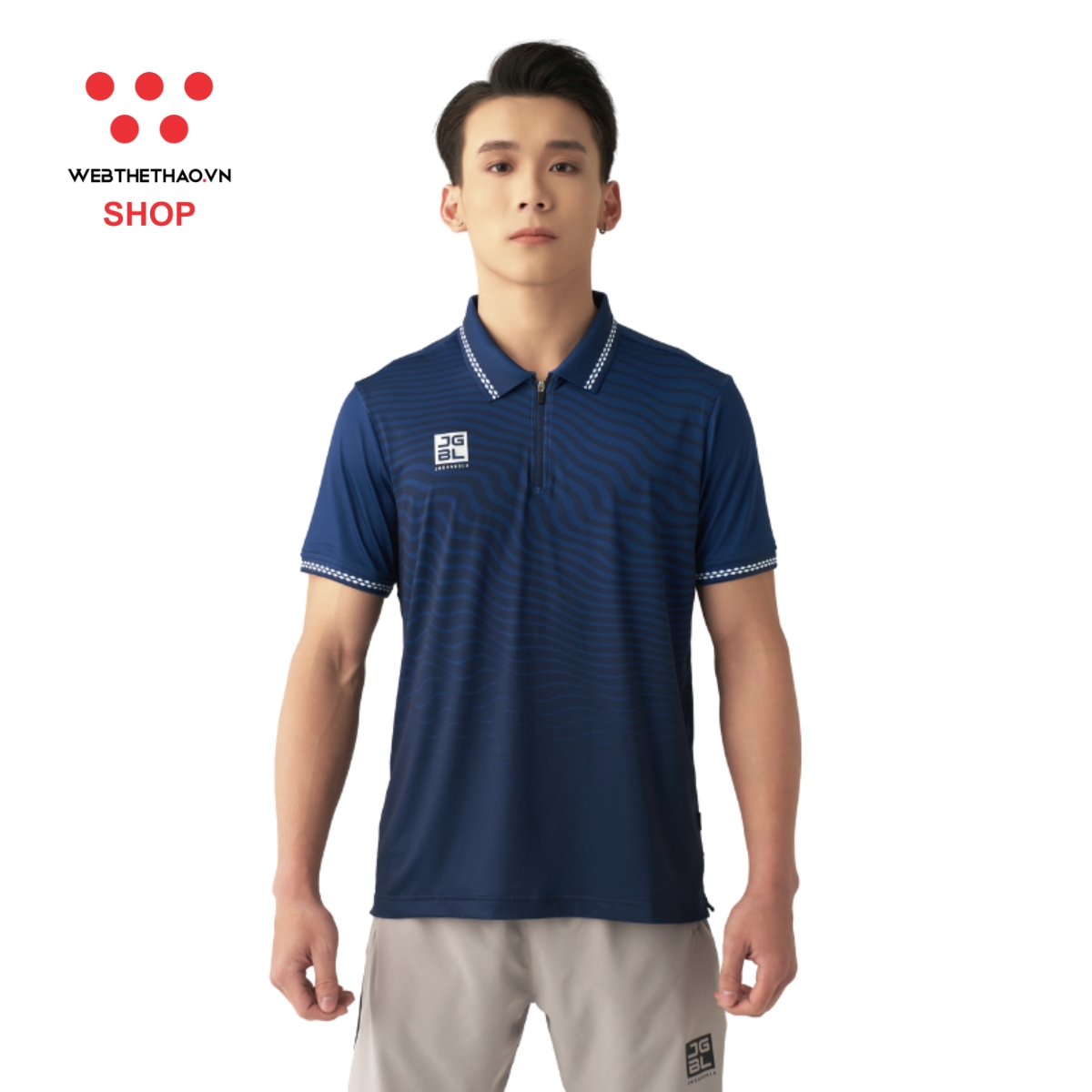 Áo polo Jogarbola MJ-AJ933-11 màu "Xanh Navy" - Hàng Chính Hãng