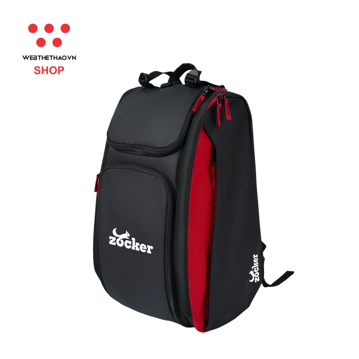 Balo Thể Thao Pickleball Zocker Chuyên Nghiệp BL-VDV0525 "Đỏ" - Hàng Chính Hãng
