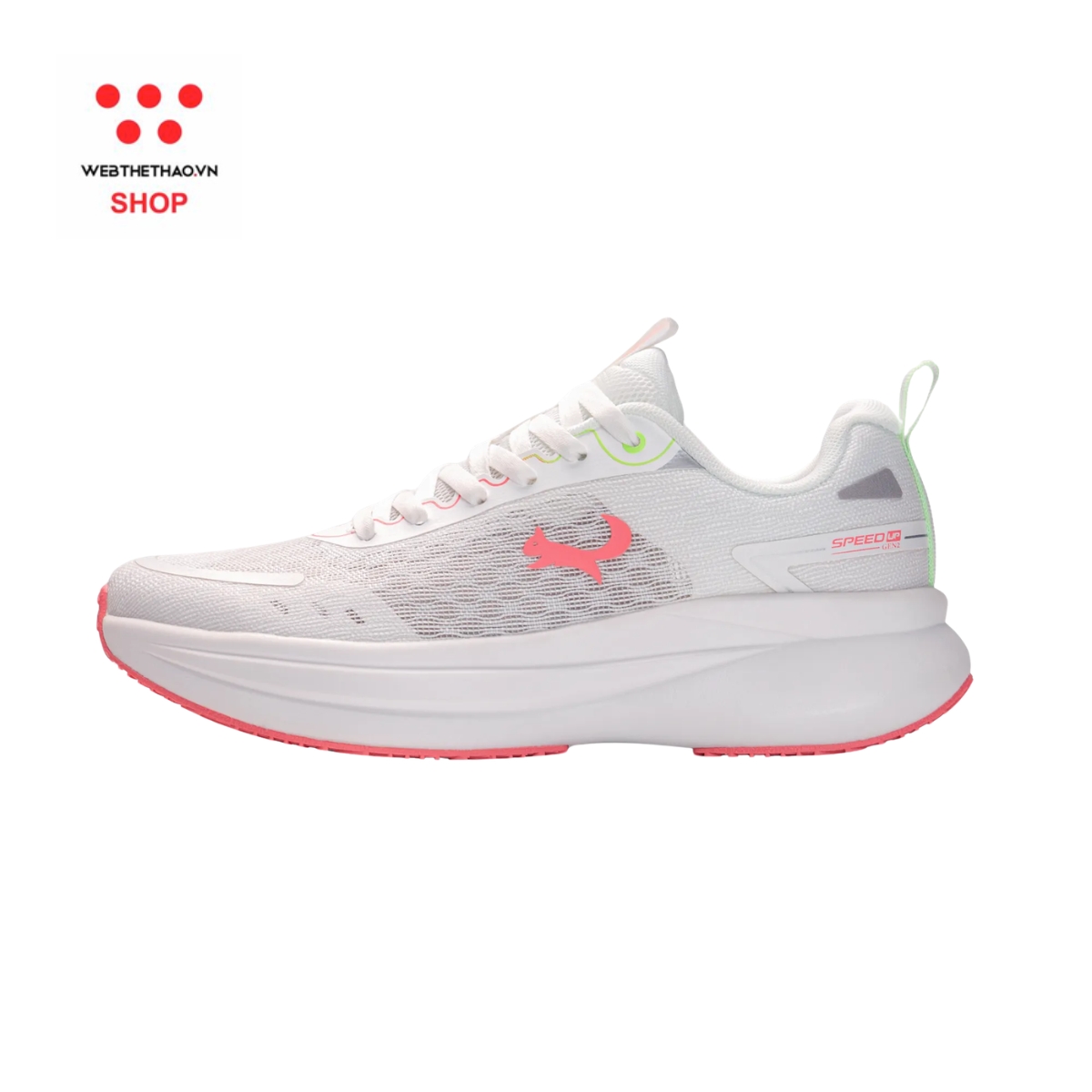 Giày Chạy Bộ Nam Nữ Zocker Speed Up Gen 2 màu "Be" Z-SU-G2-03 - Hàng Chính Hãng