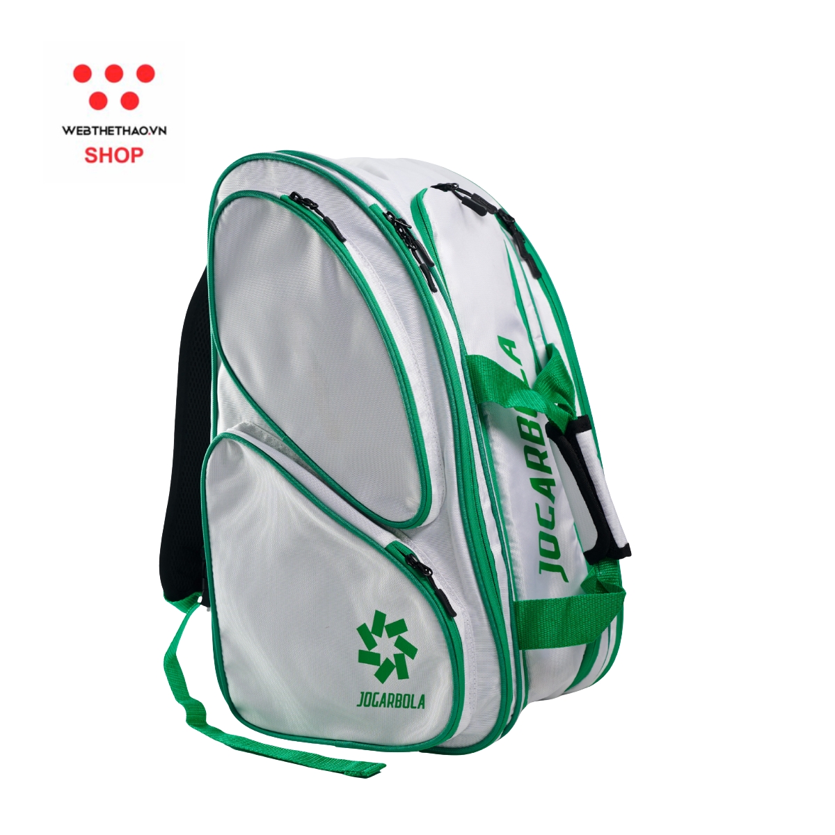 Balo thể thao Jogarbola KENZA V9 màu "Trắng" - Hàng Chính Hãng