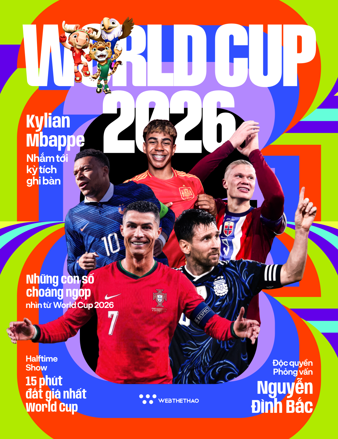 Tạp chí World Cup 2026 – Tặng kèm Lịch thi đấu + Thẻ cầu thủ Panini
