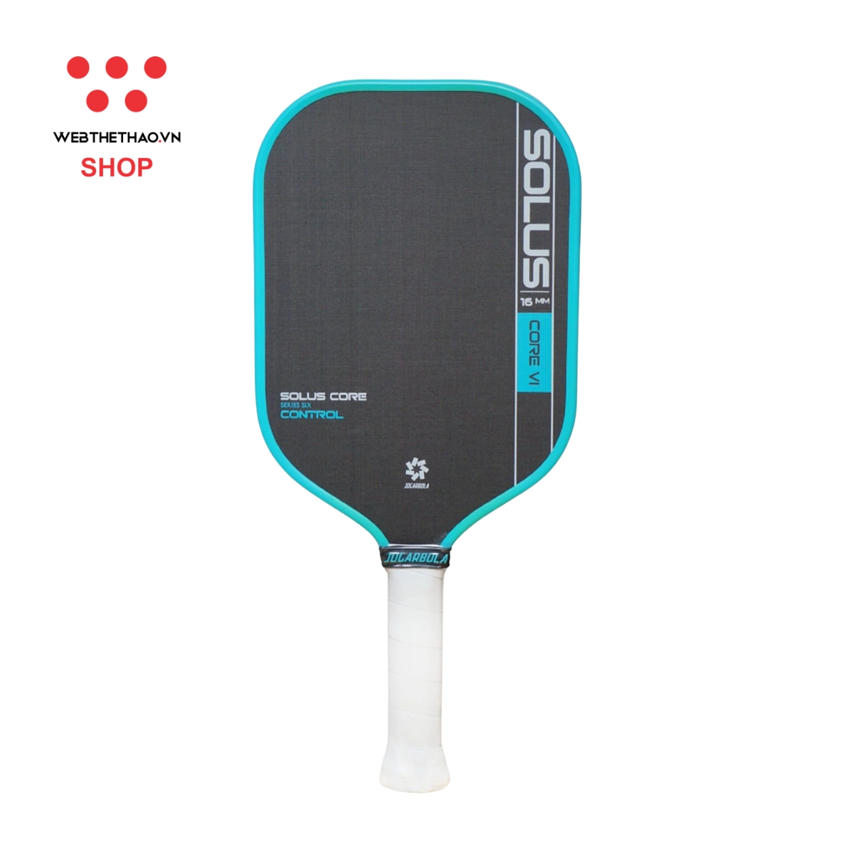 Vợt Pickleball Jogarbola Solus Core VI Control "Cyan" JG-SC6C-03 - Hàng Chính Hãng
