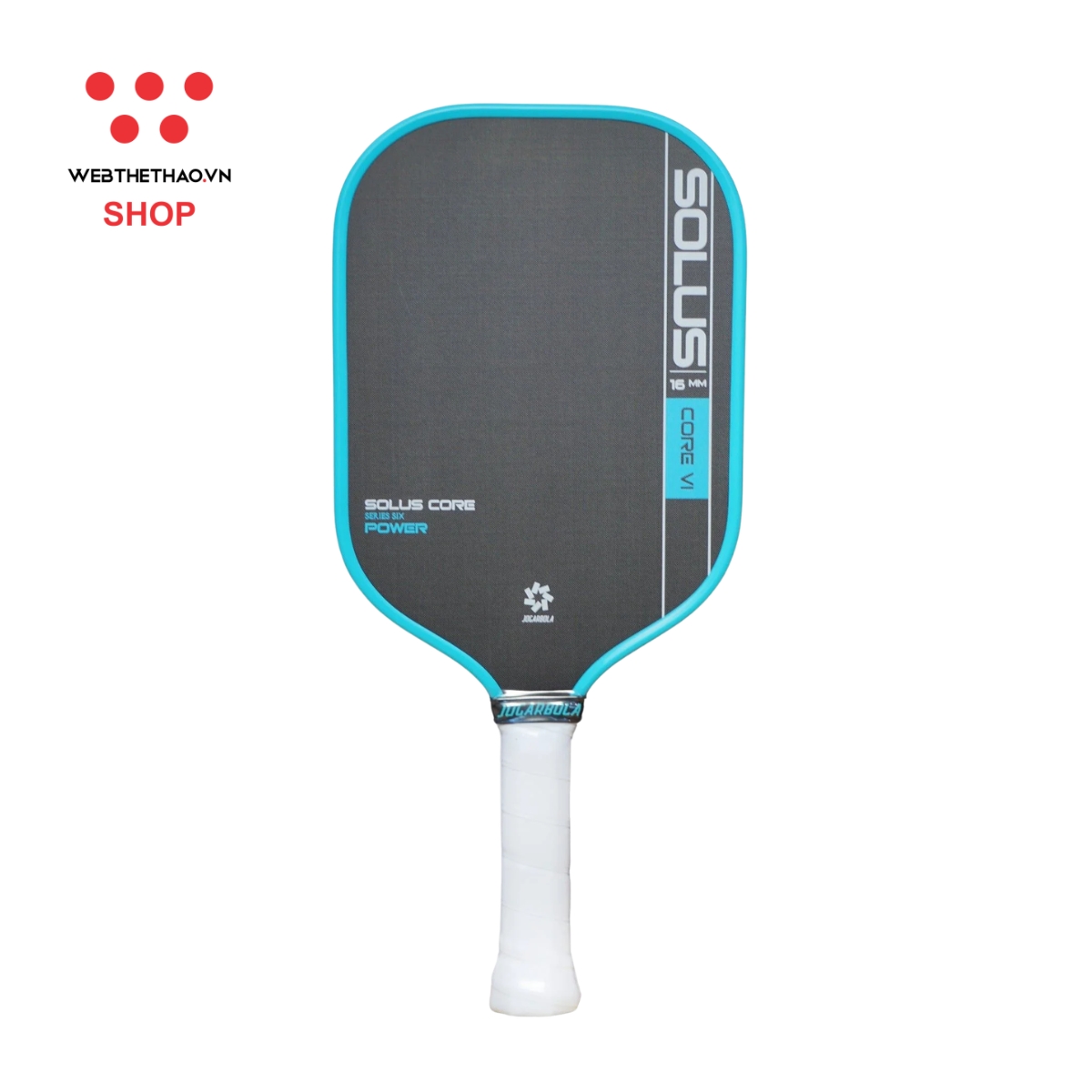 Vợt Pickleball Jogarbola Solus Core VI Power "Cyan" JG-SC6P-03 - Hàng Chính Hãng