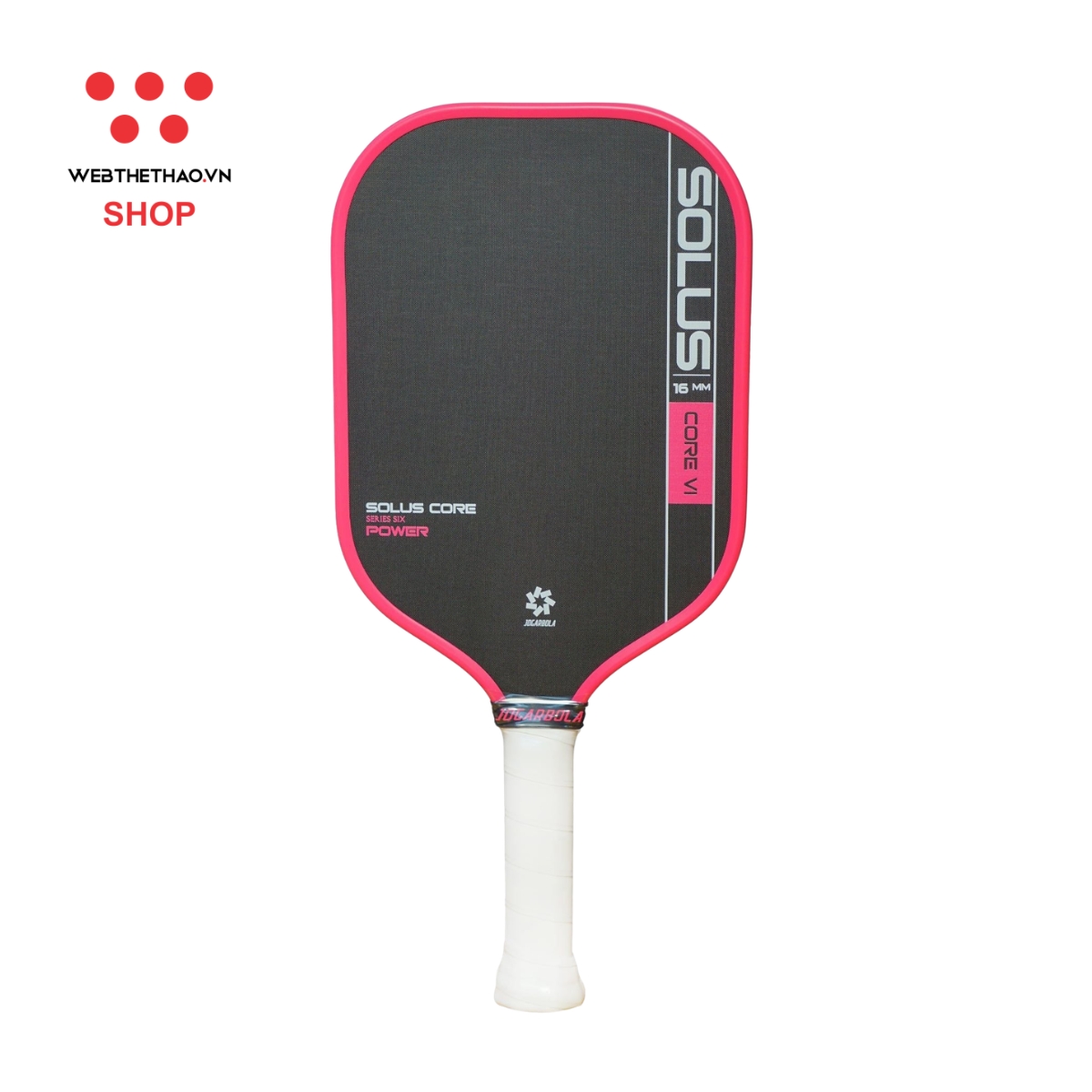 Vợt Pickleball Jogarbola Solus Core VI Power "Pink" JG-SC6P-04 - Hàng Chính Hãng