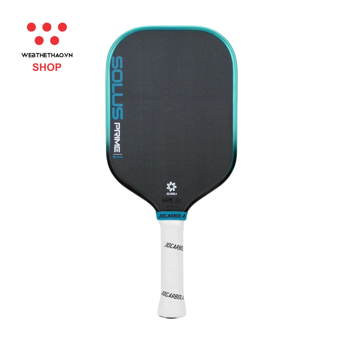 Vợt Pickleball Jogarbola Solus Prime Metallic Edge "Teal" JG-SPM-01 - Hàng Chính Hãng