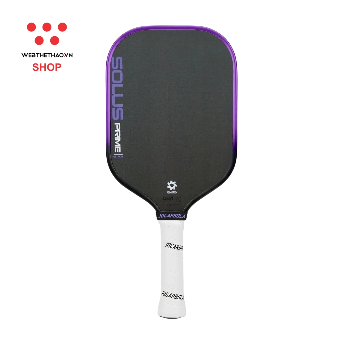 Vợt Pickleball Jogarbola Solus Prime Metallic Edge "Deep Purple" JG-SPM-04 - Hàng Chính Hãng